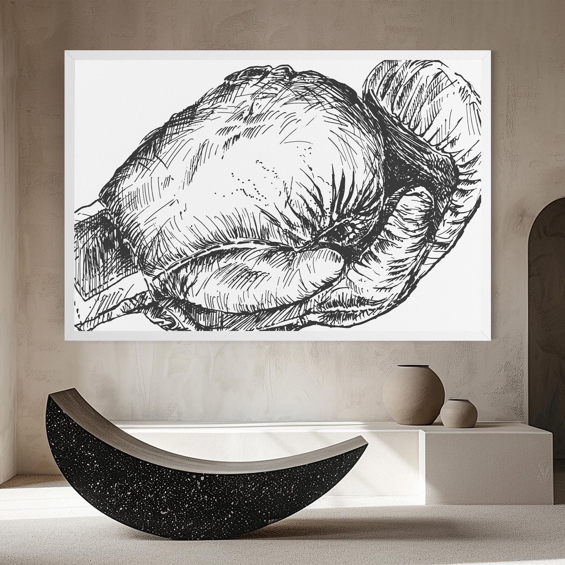 Grey Line Glove mockup 8