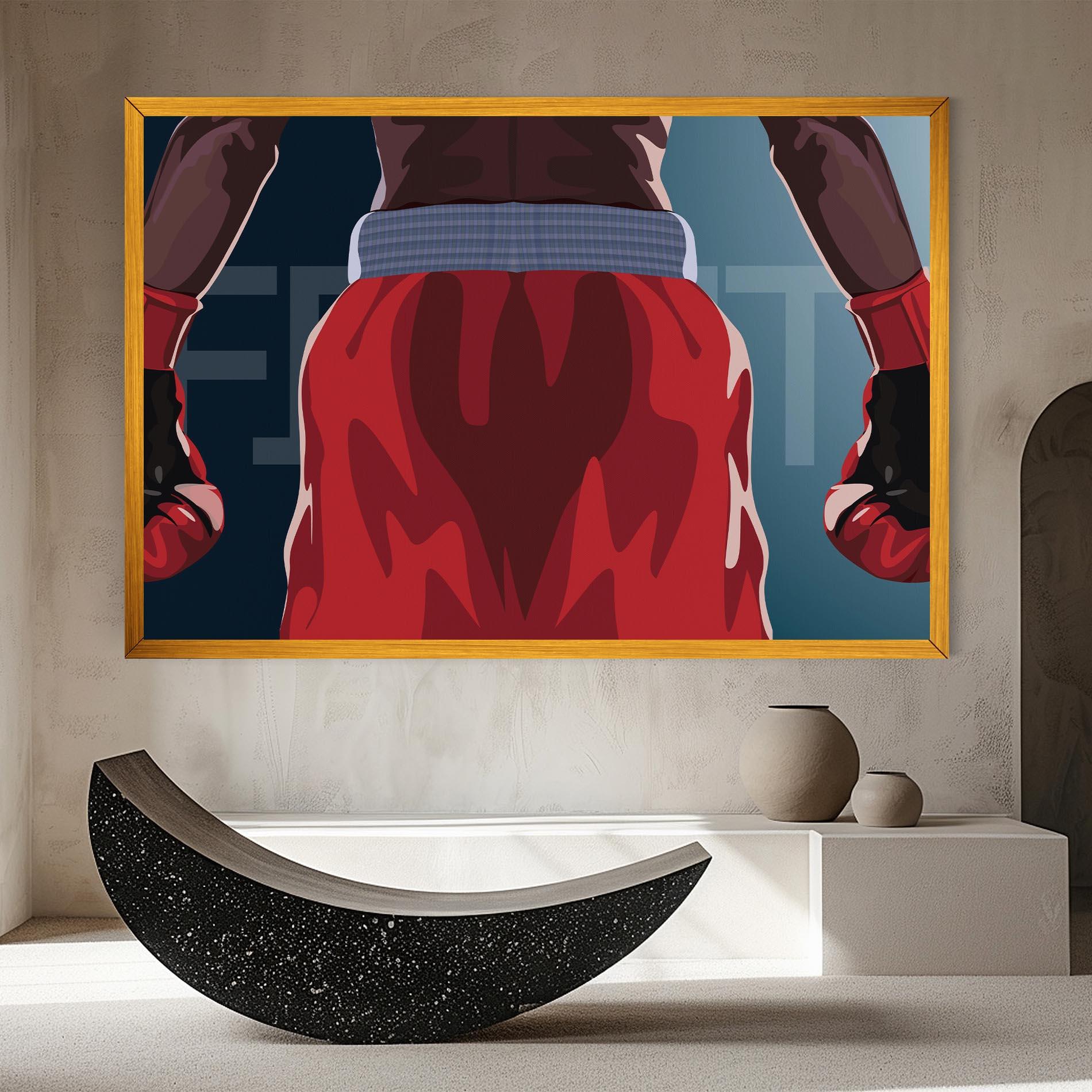 Картина на платно Fight Box mockup 8