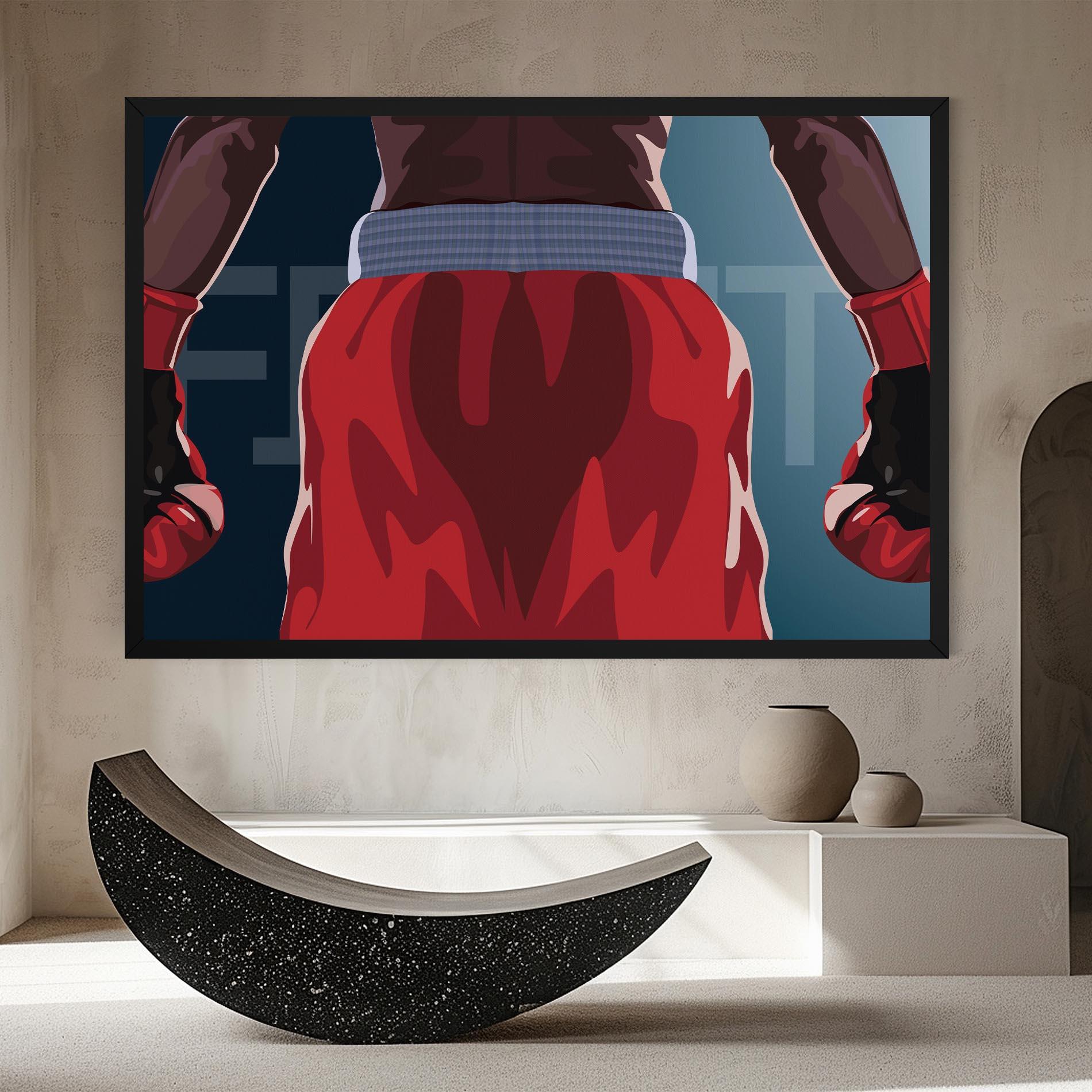 Картина на платно Fight Box mockup 8