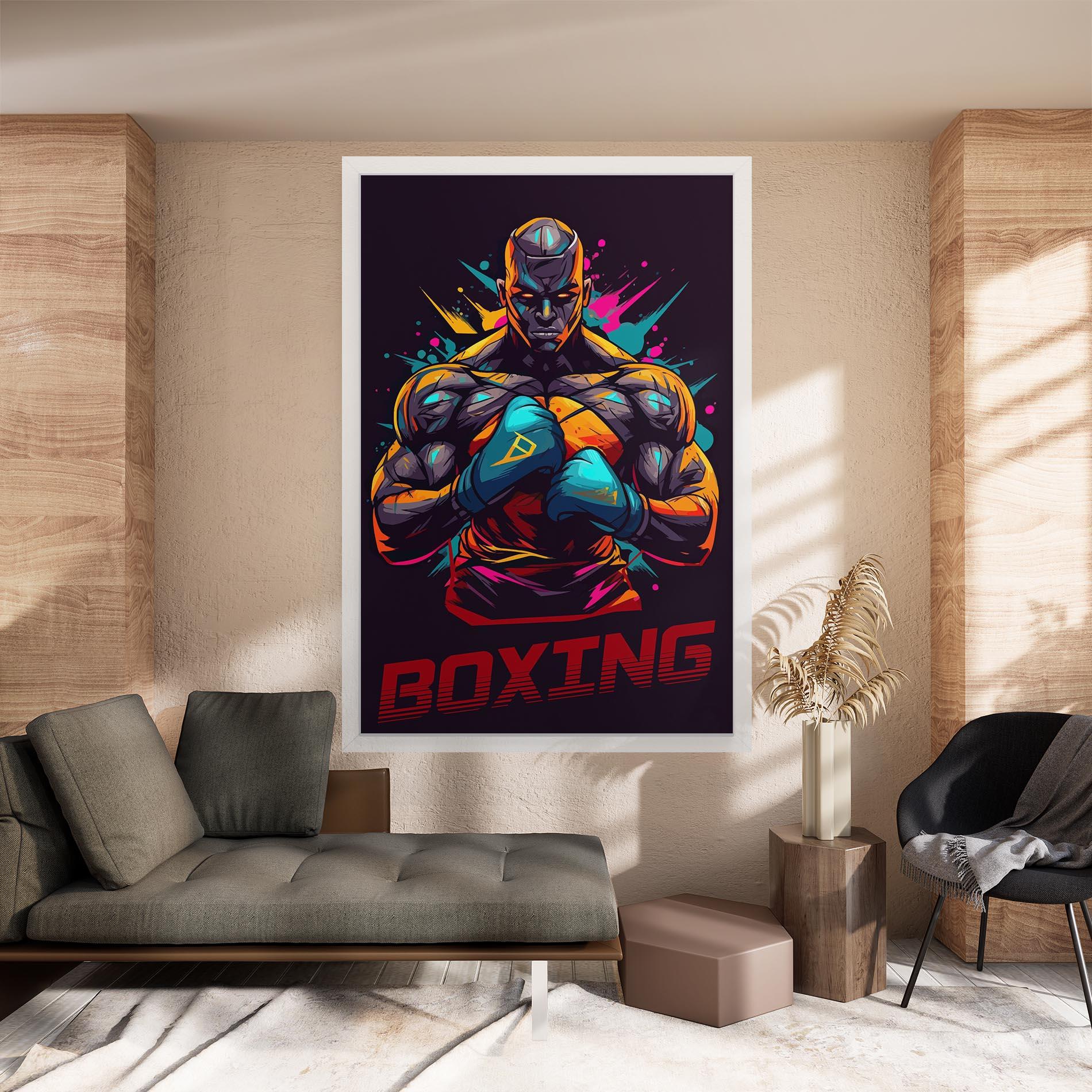 Картина на платно Boxing Strong mockup 8