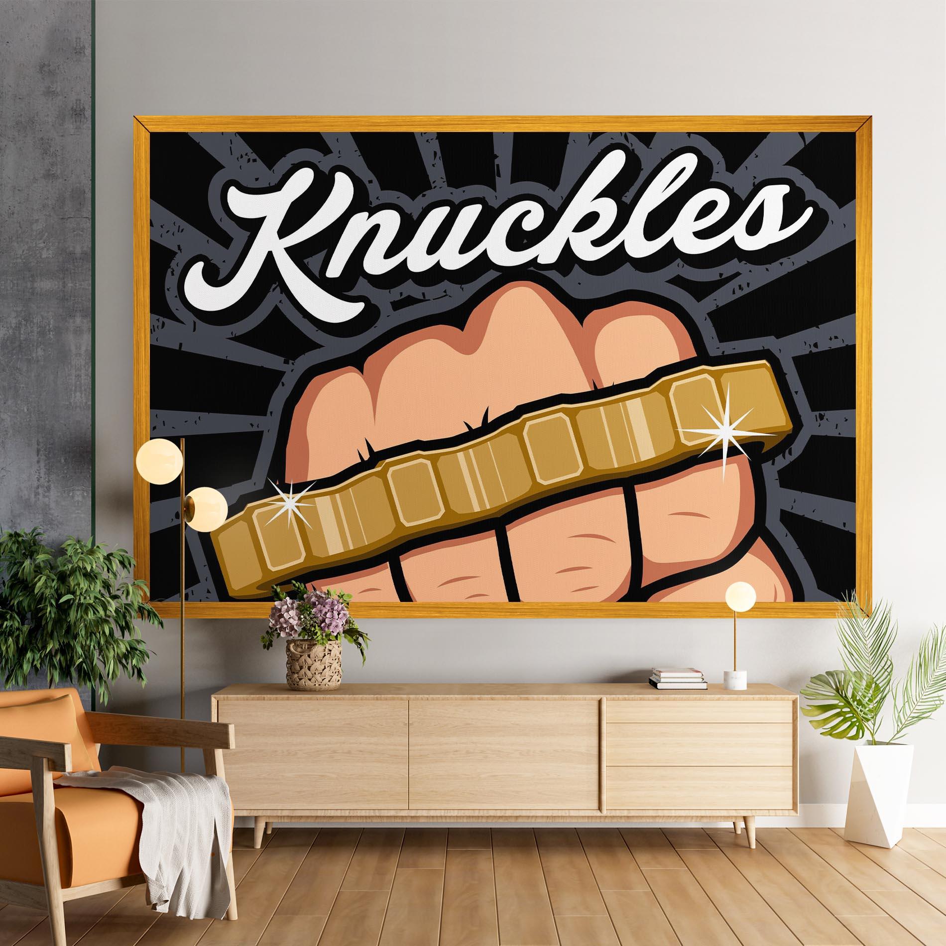 Картина на платно Knuckles mockup 9