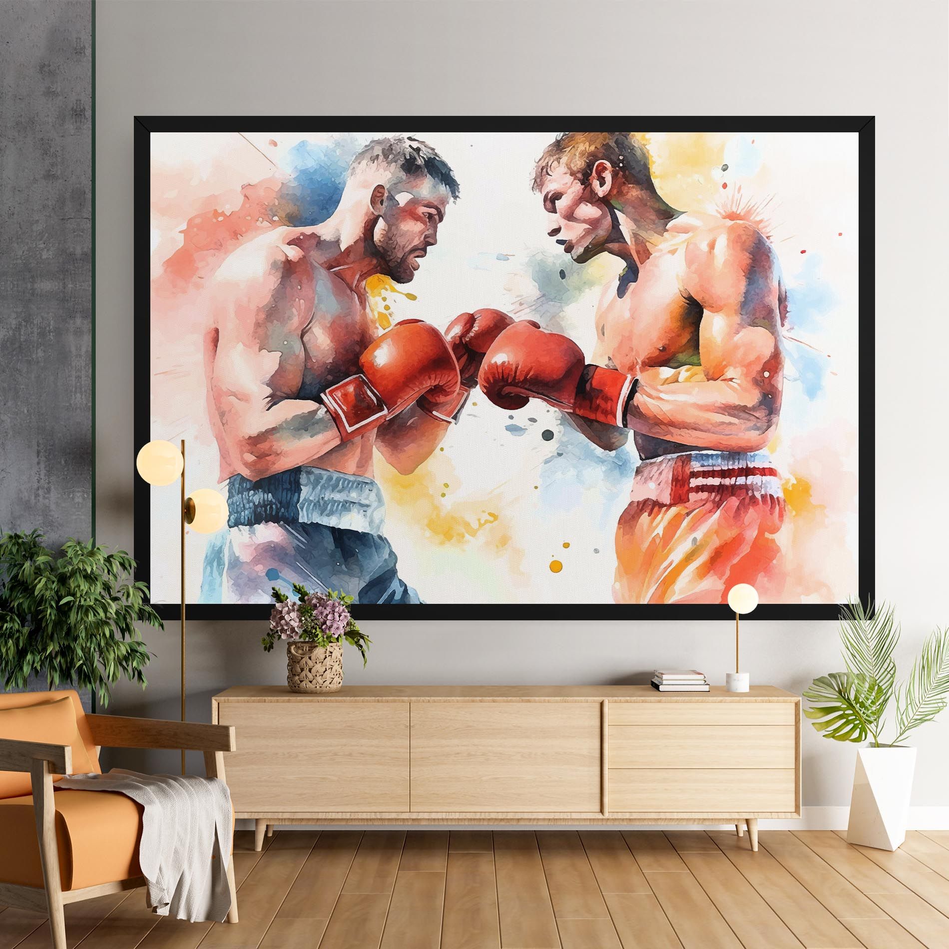 Boxing Match Art mockup 9