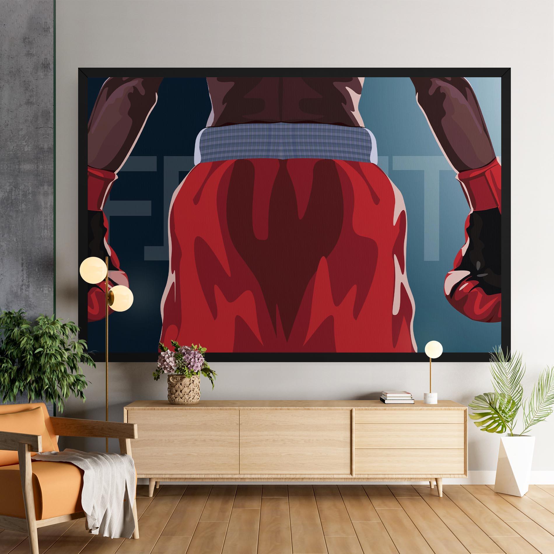 Картина на платно Fight Box mockup 9
