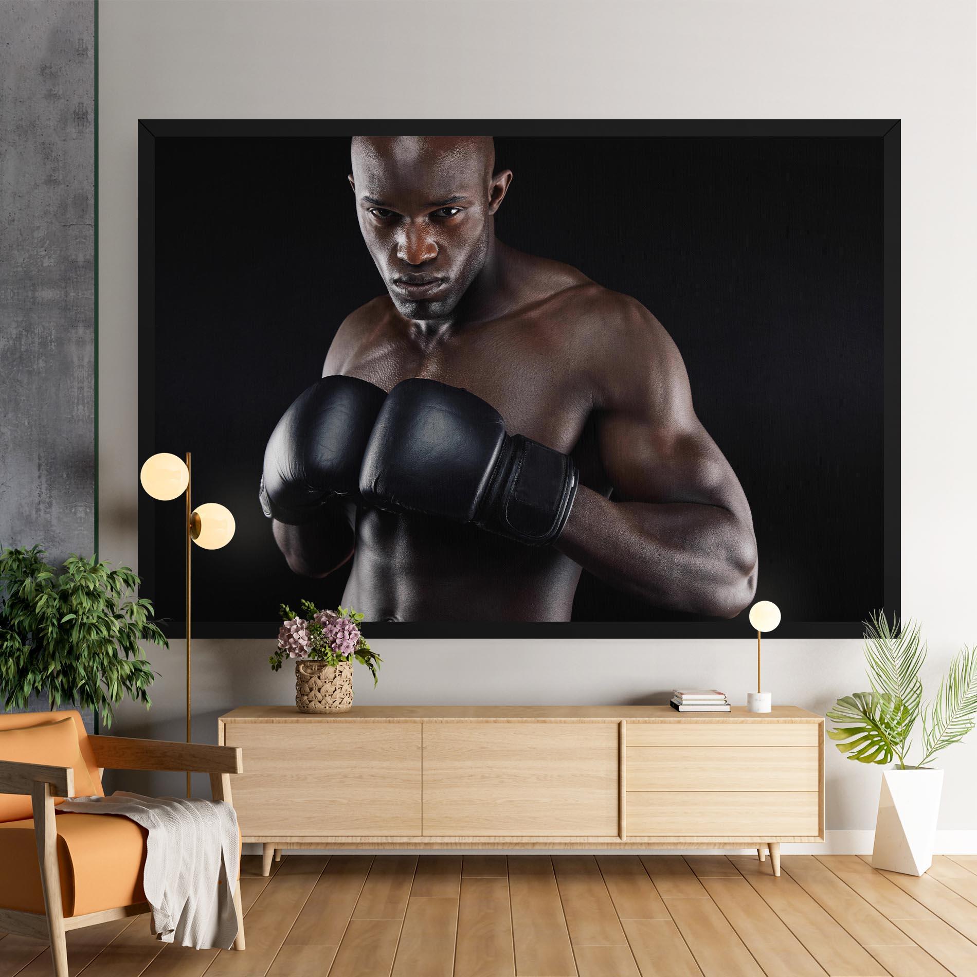 Картина на платно Powerful Fighter mockup 9