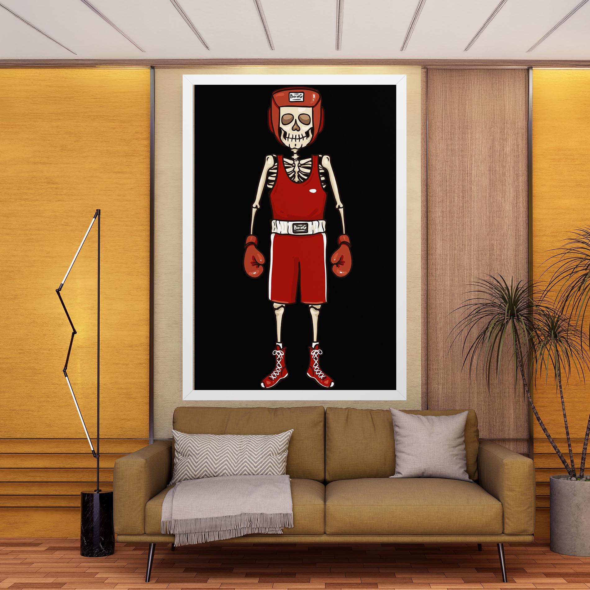 Картина на платно Bones Box mockup 9