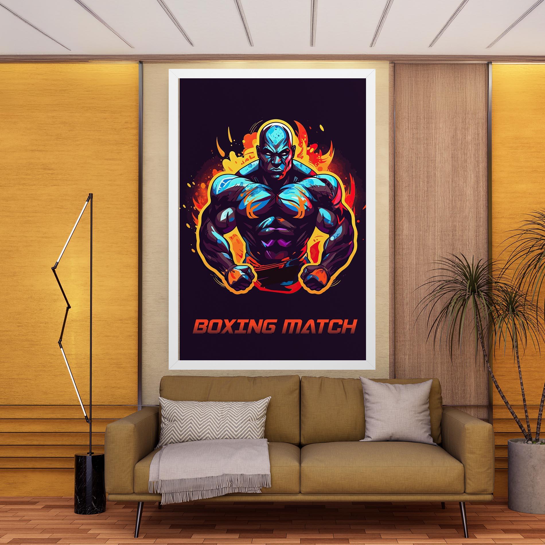 Картина на платно Boxing Strong Match mockup 9