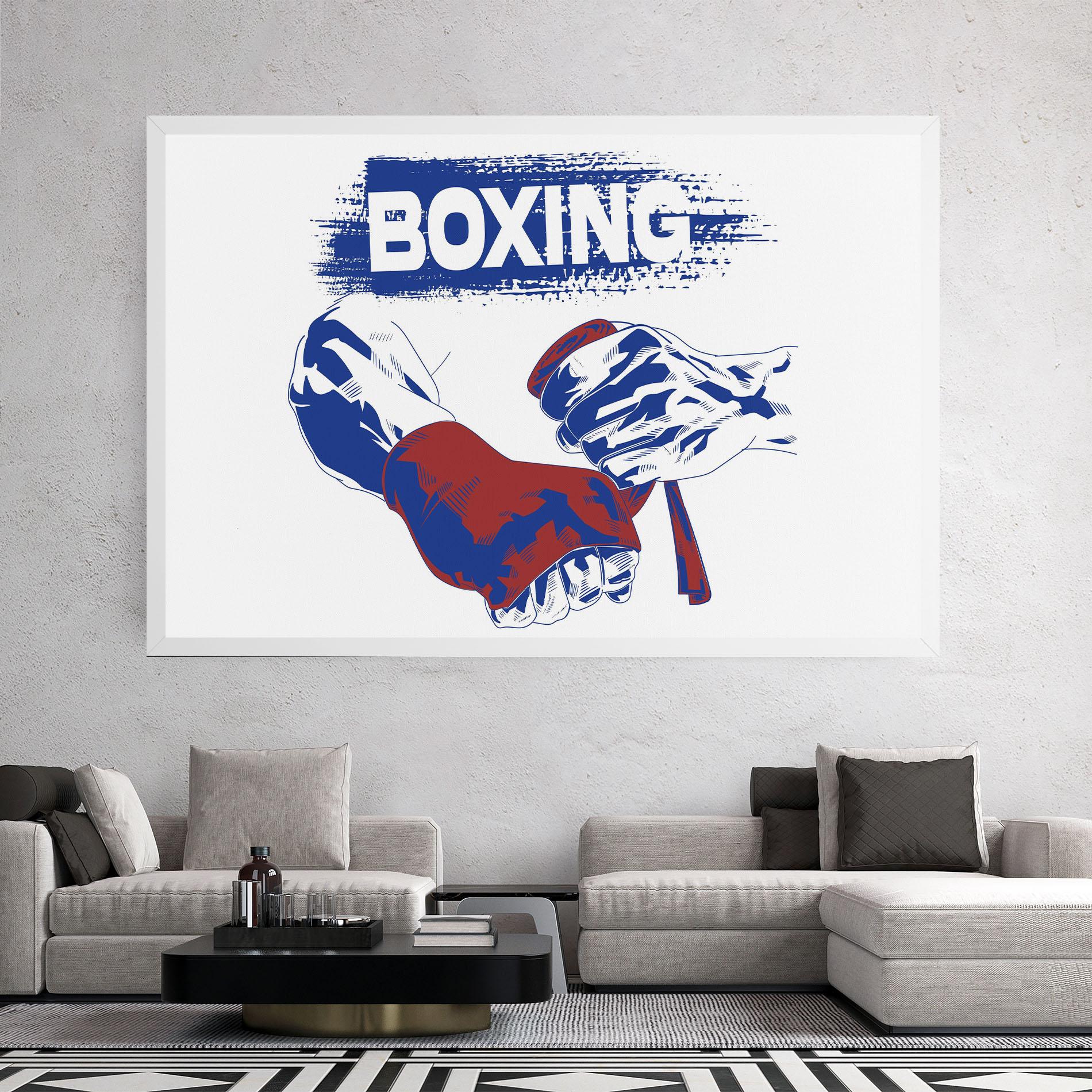 Картина на платно Box Preparing mockup 2