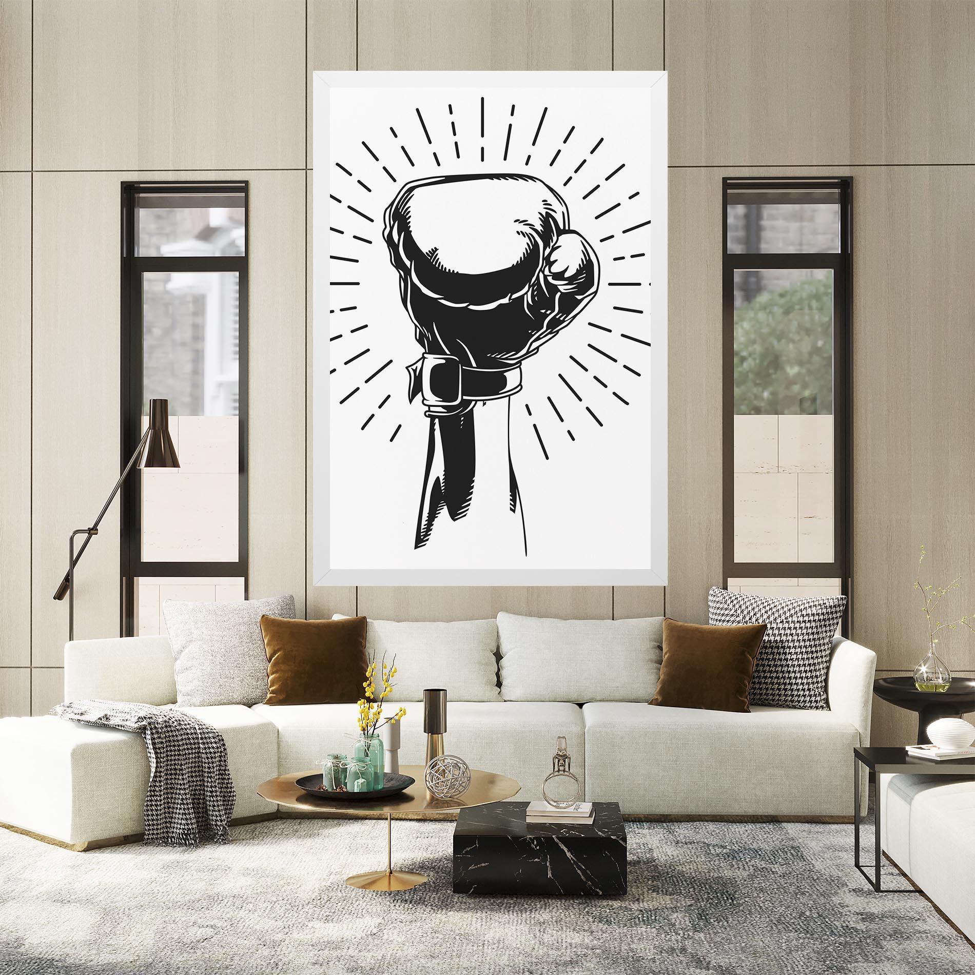 White Hand Boxing mockup 2