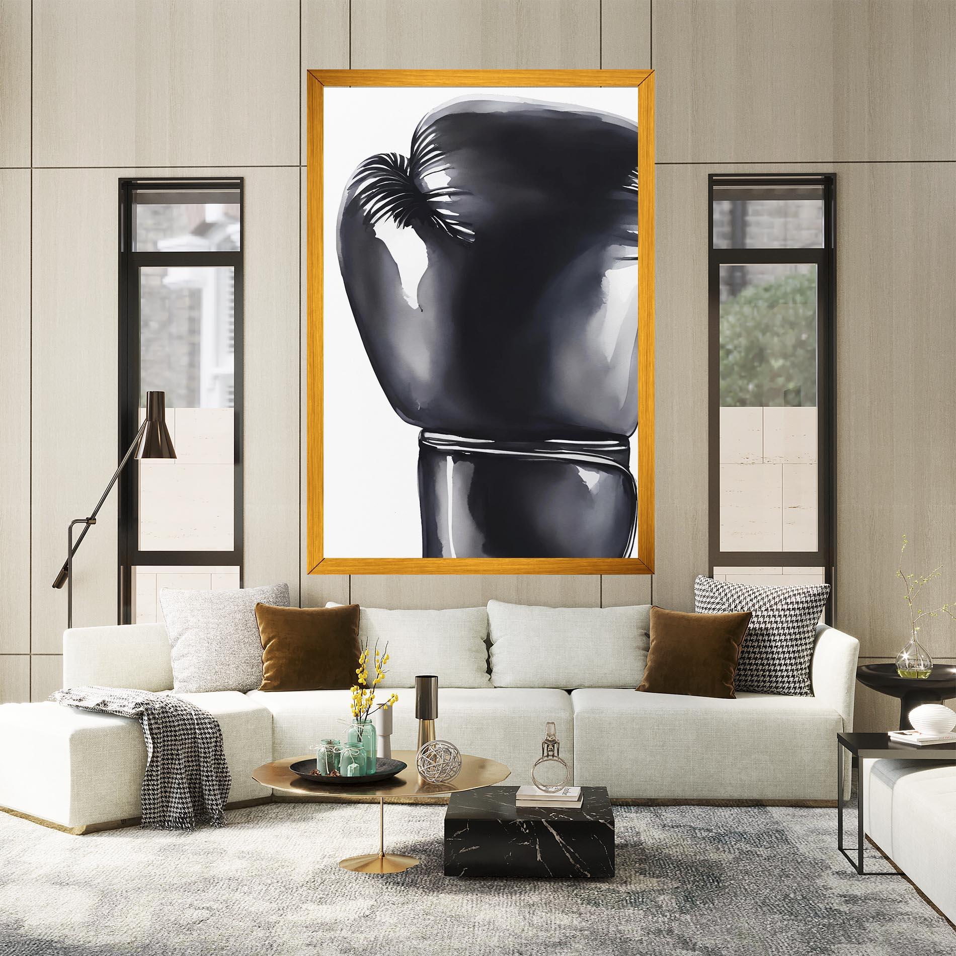 Картина на платно Black Box Glove mockup 2