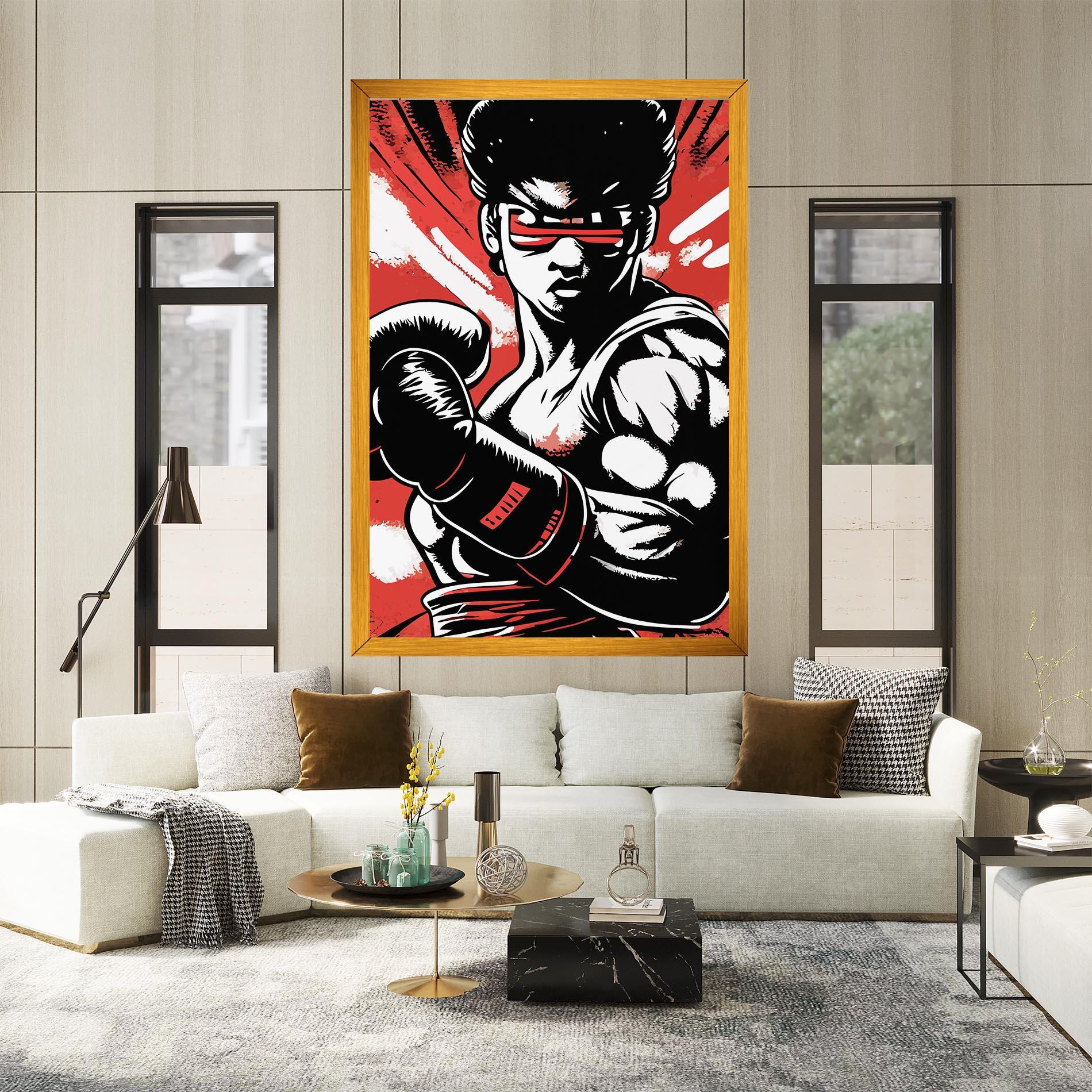 Картина на платно Video Game Box mockup 2