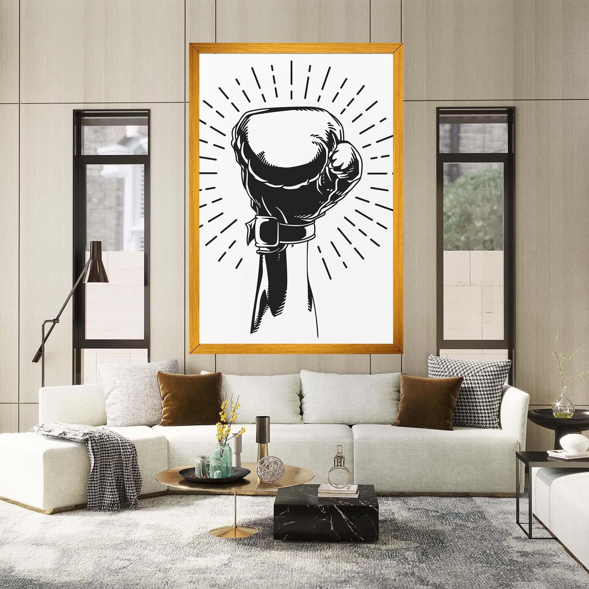 White Hand Boxing mockup 2