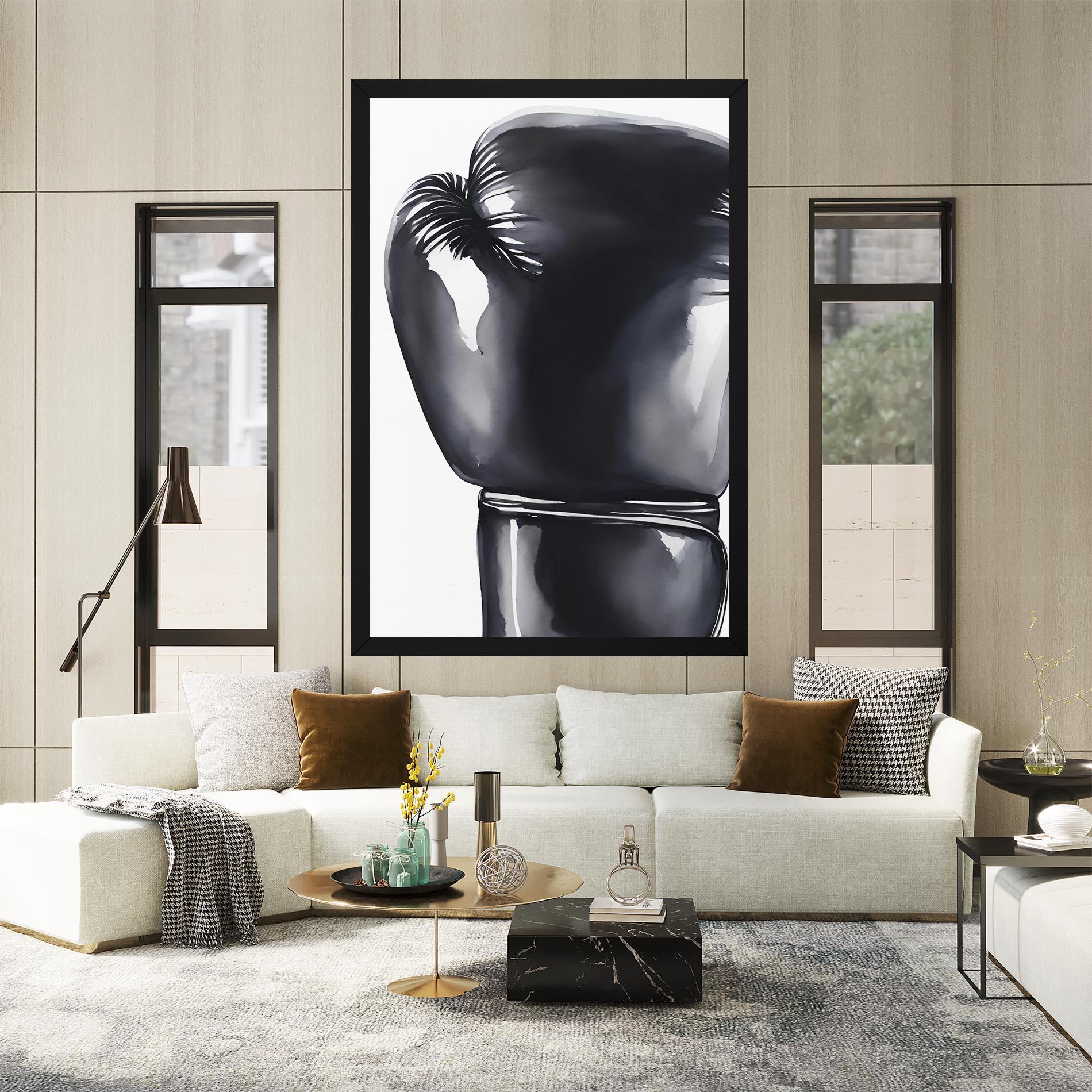 Картина на платно Black Box Glove mockup 2