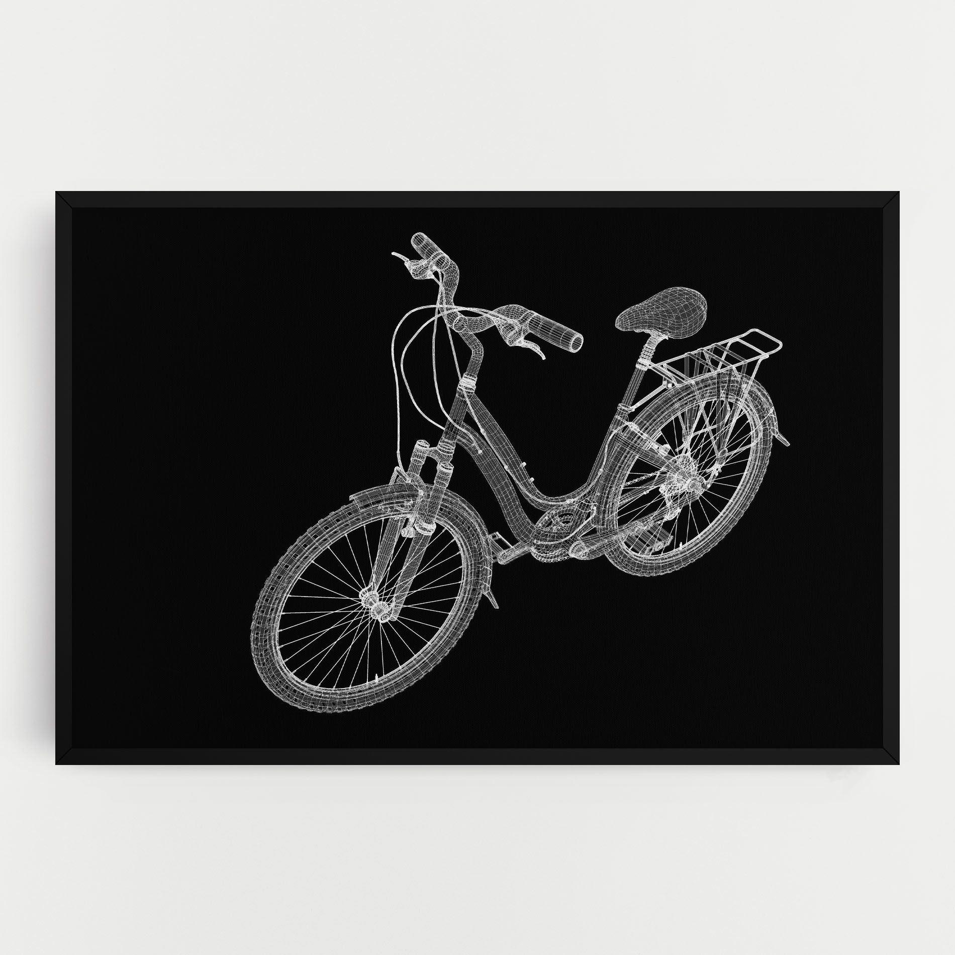 Bicycle 3d Model mockup 0