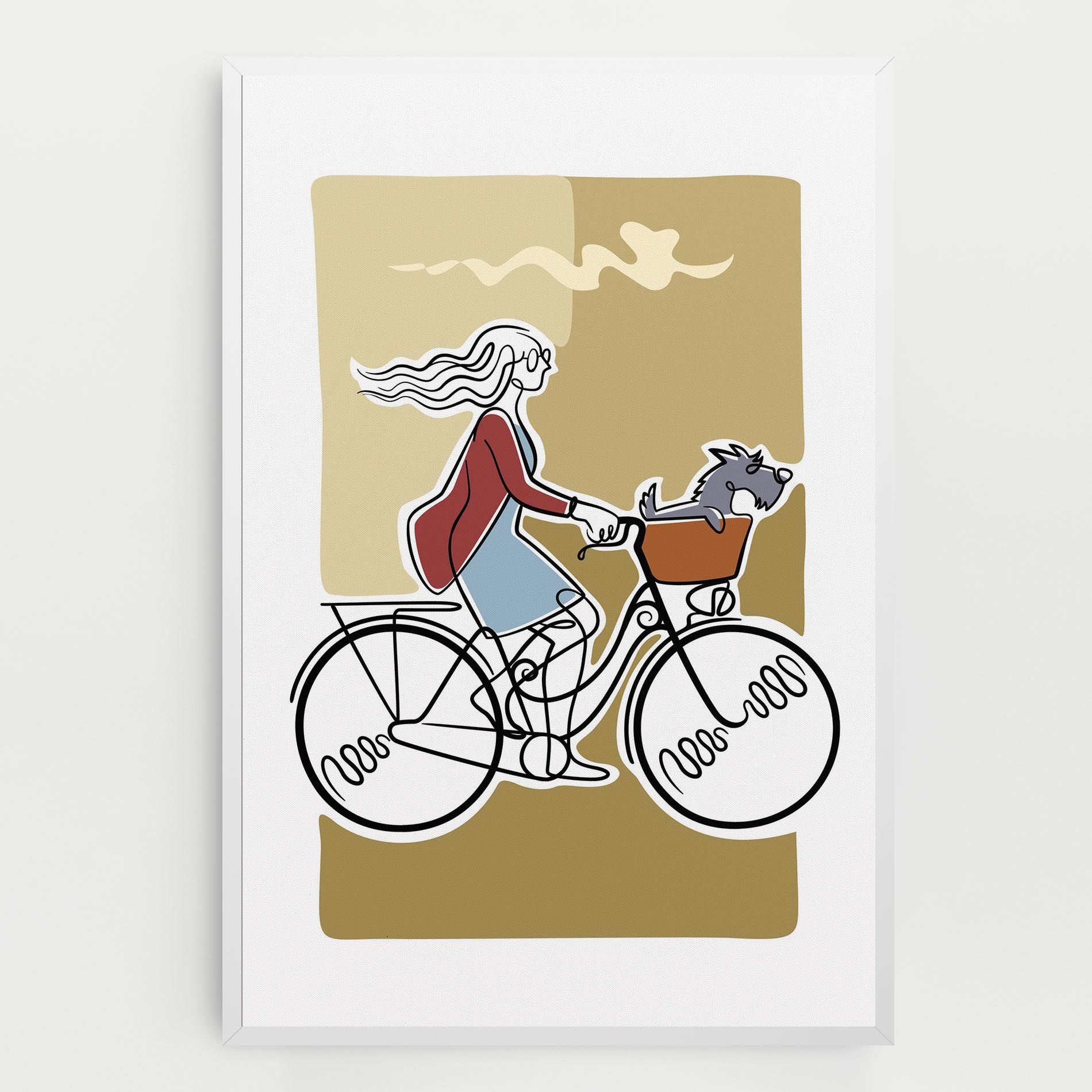 Dog On Bike mockup 0