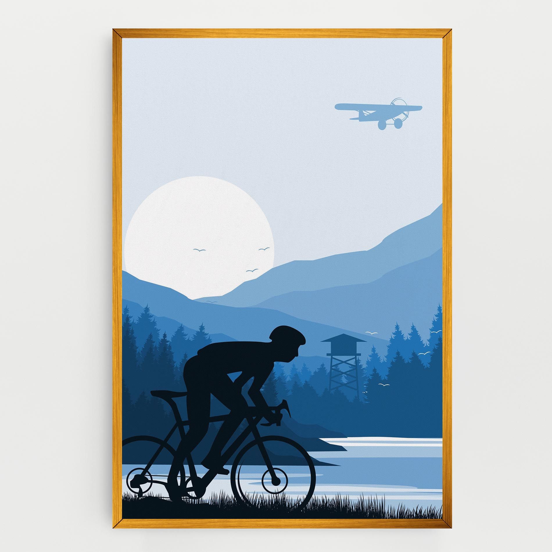 Blue Light Bike mockup 0