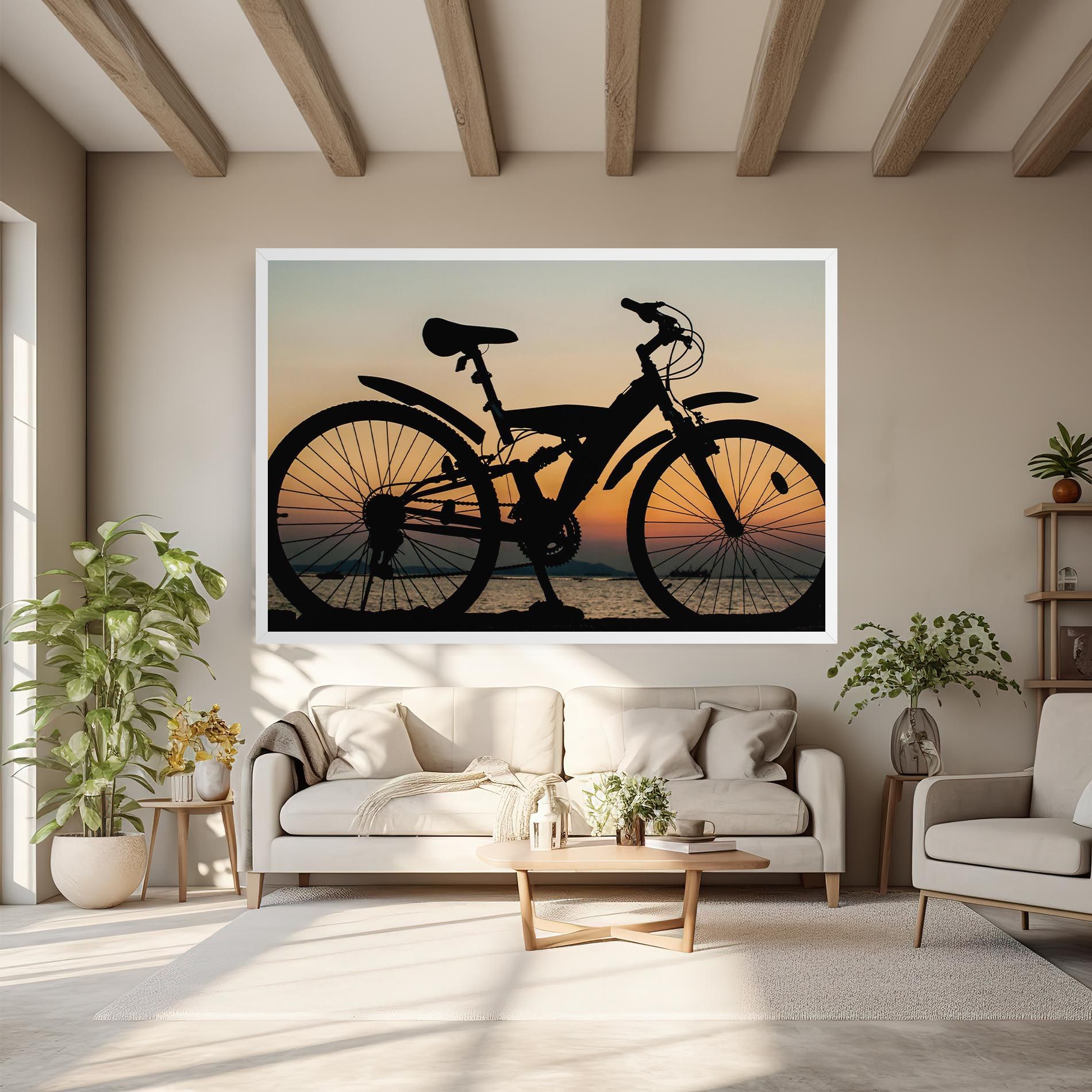 Beautiful Mtb Shilouette mockup 6