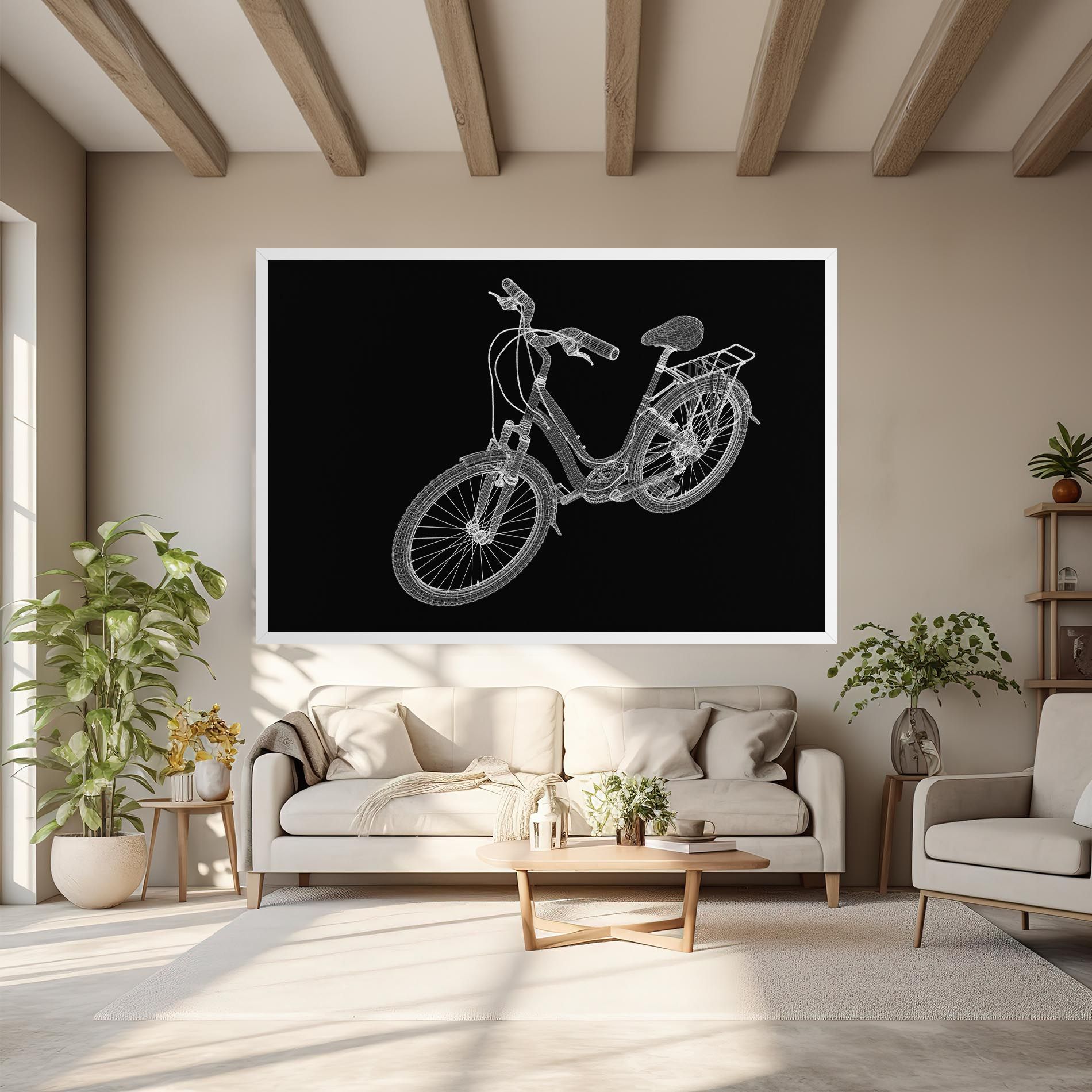 Bicycle 3d Model mockup 6
