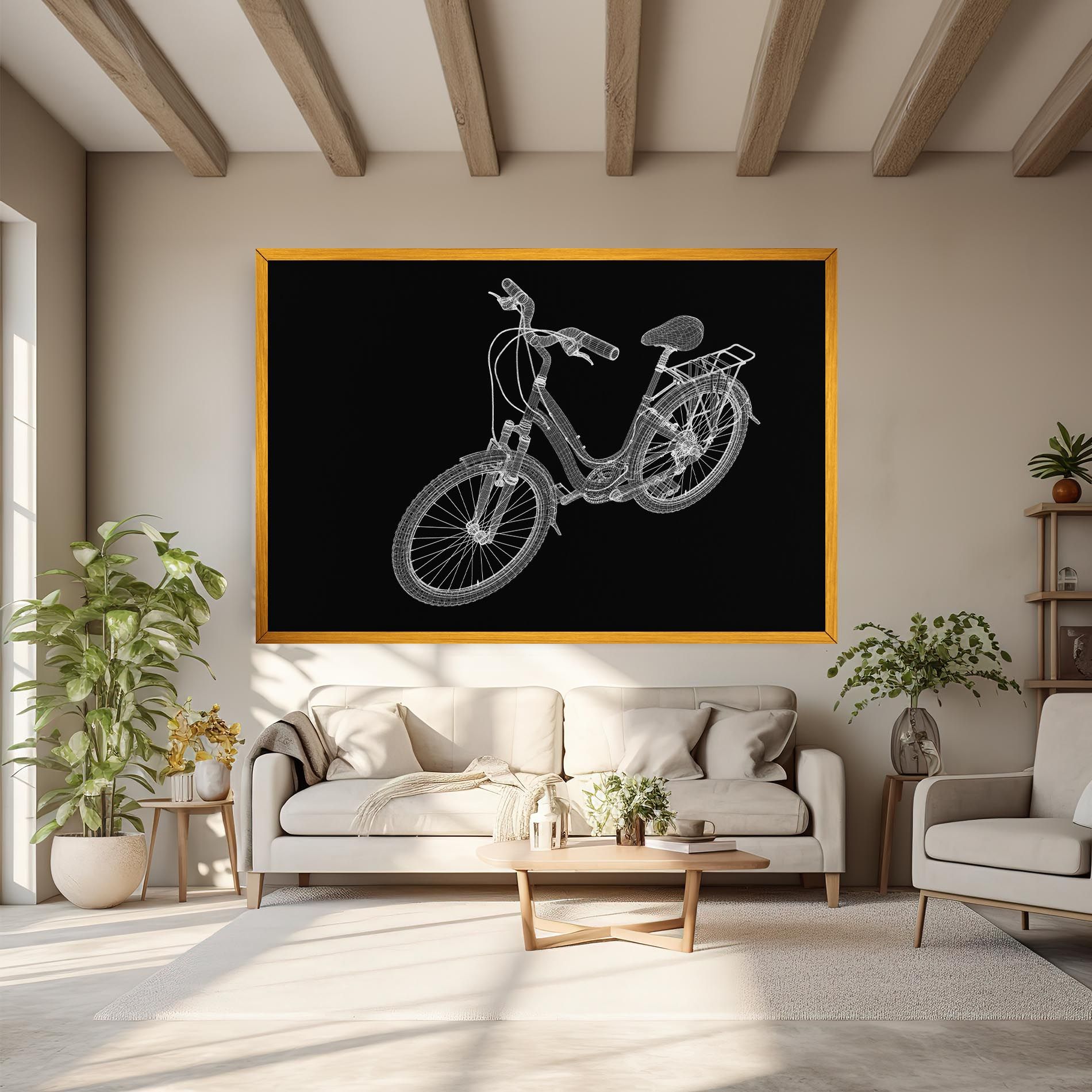 Bicycle 3d Model mockup 6