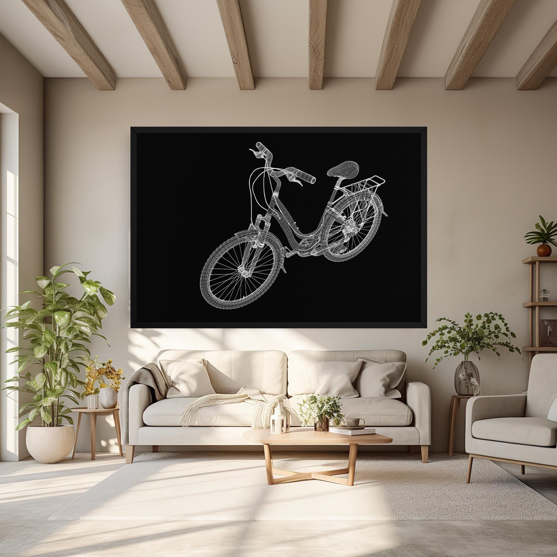 Bicycle 3d Model mockup 6
