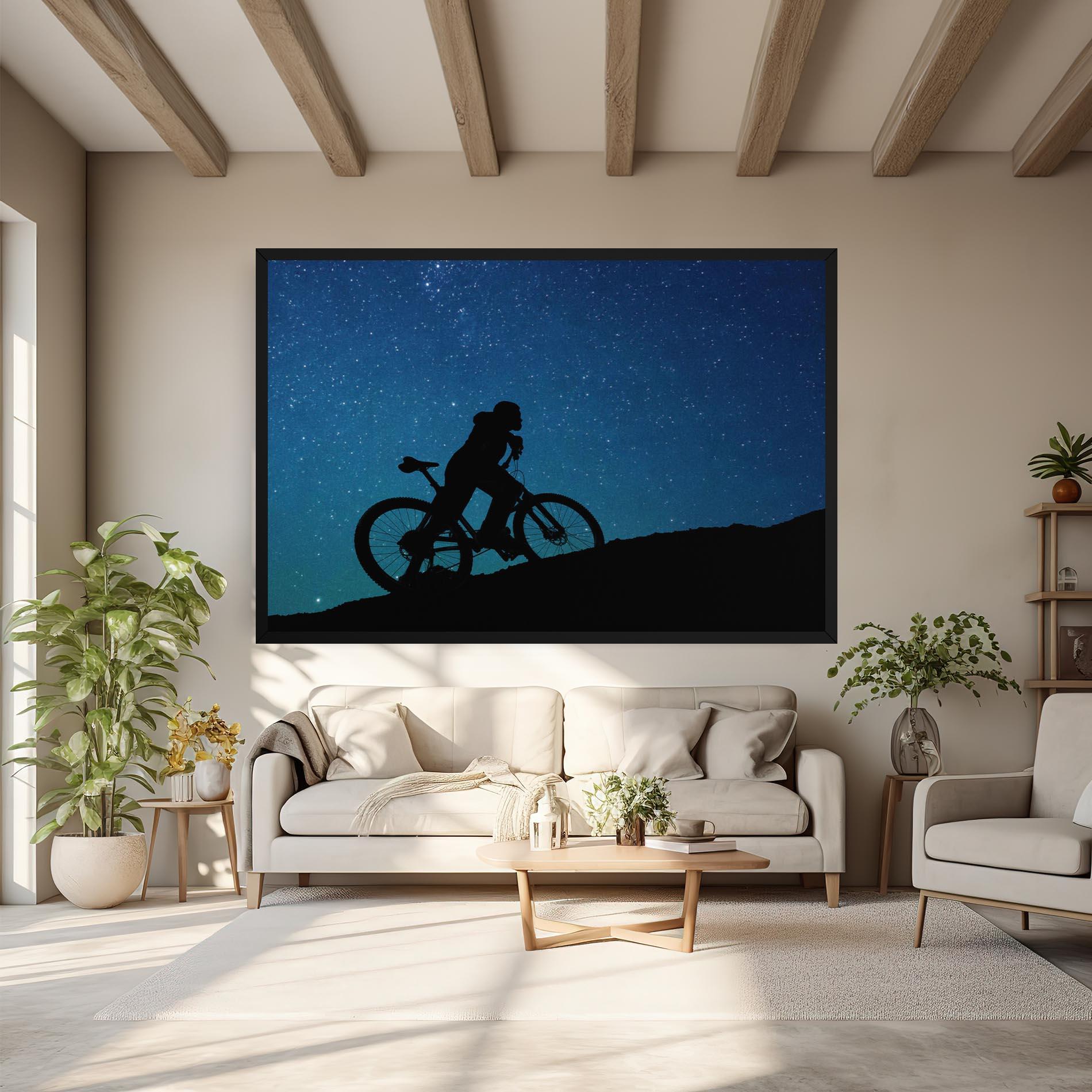 Картина на платно Bike Blast mockup 6