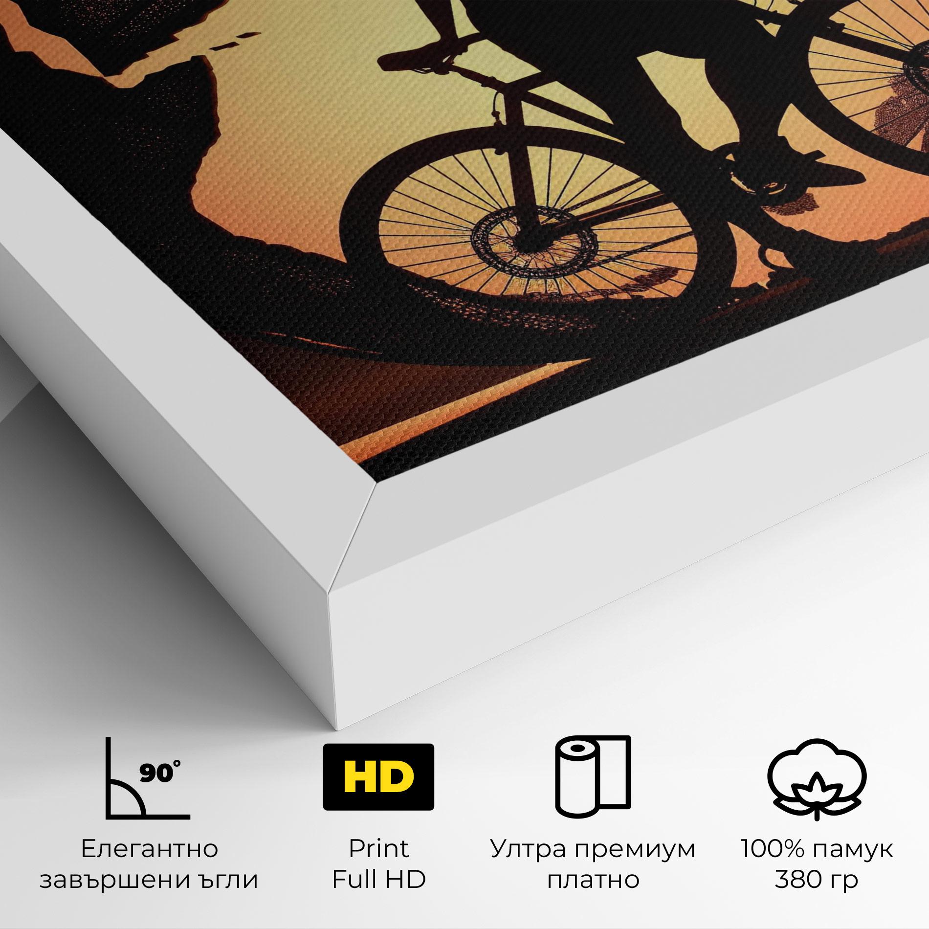 Картина на платно Globe Riding World mockup 4