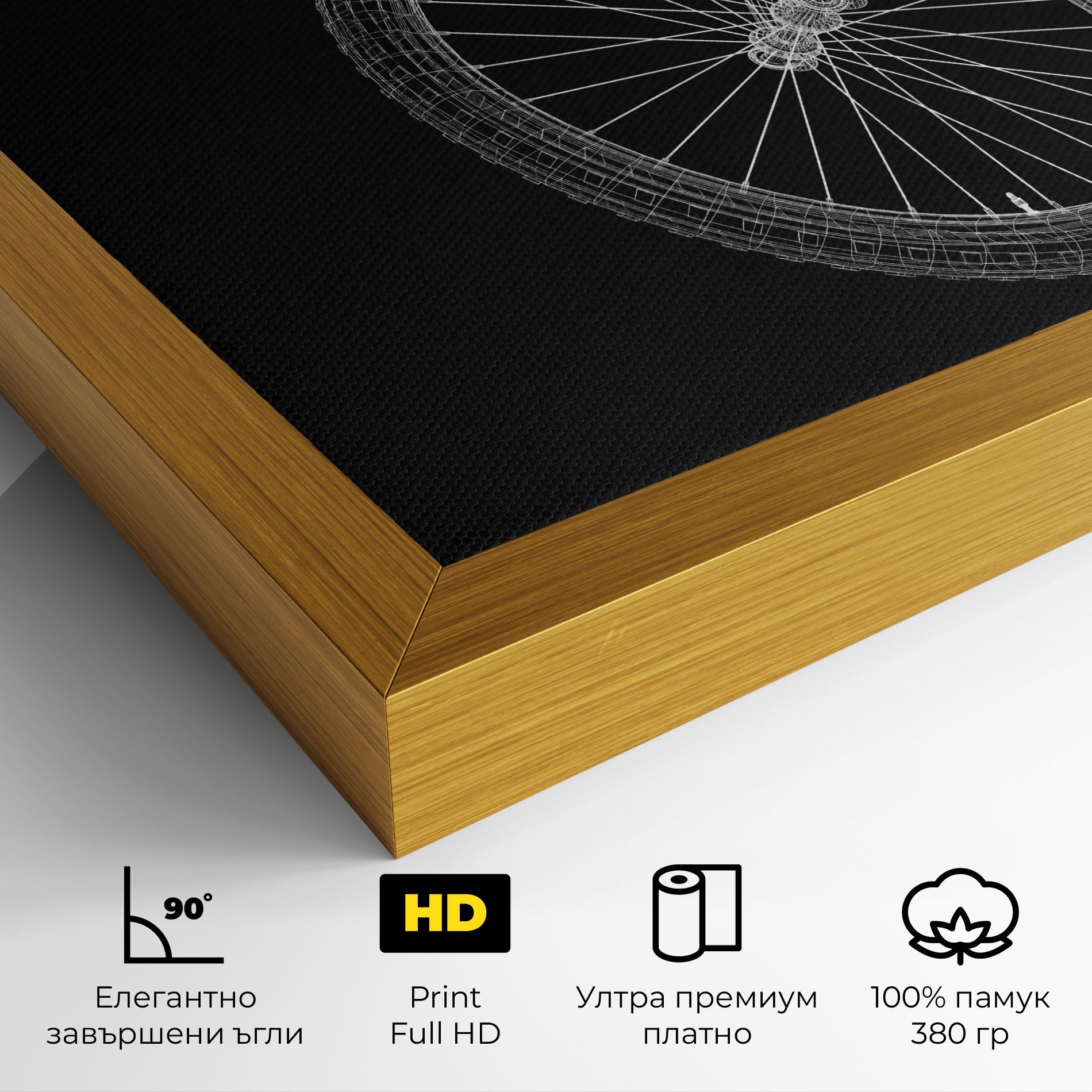 3d Bike Model On Black mockup 4