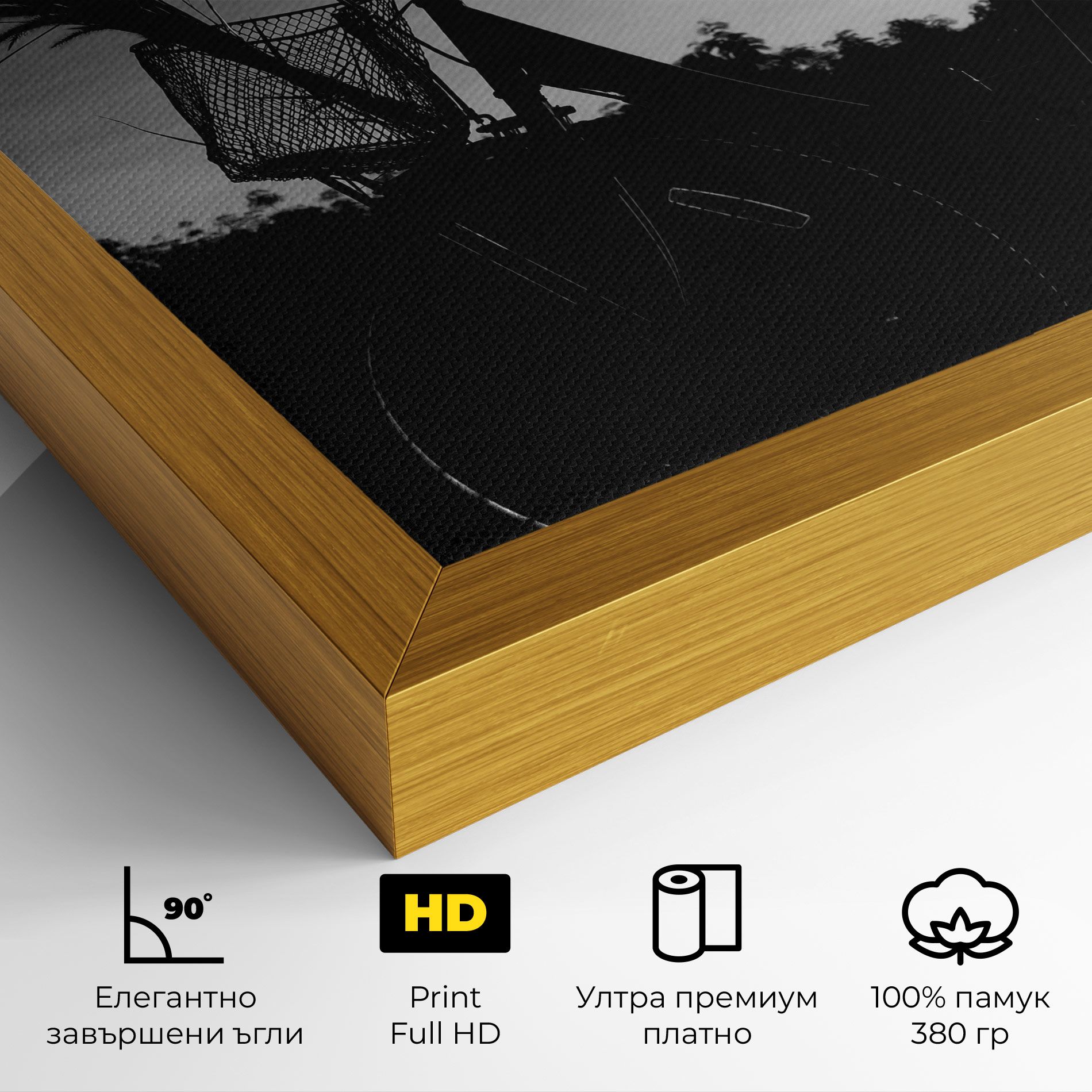 Black Bike Shilouette mockup 4