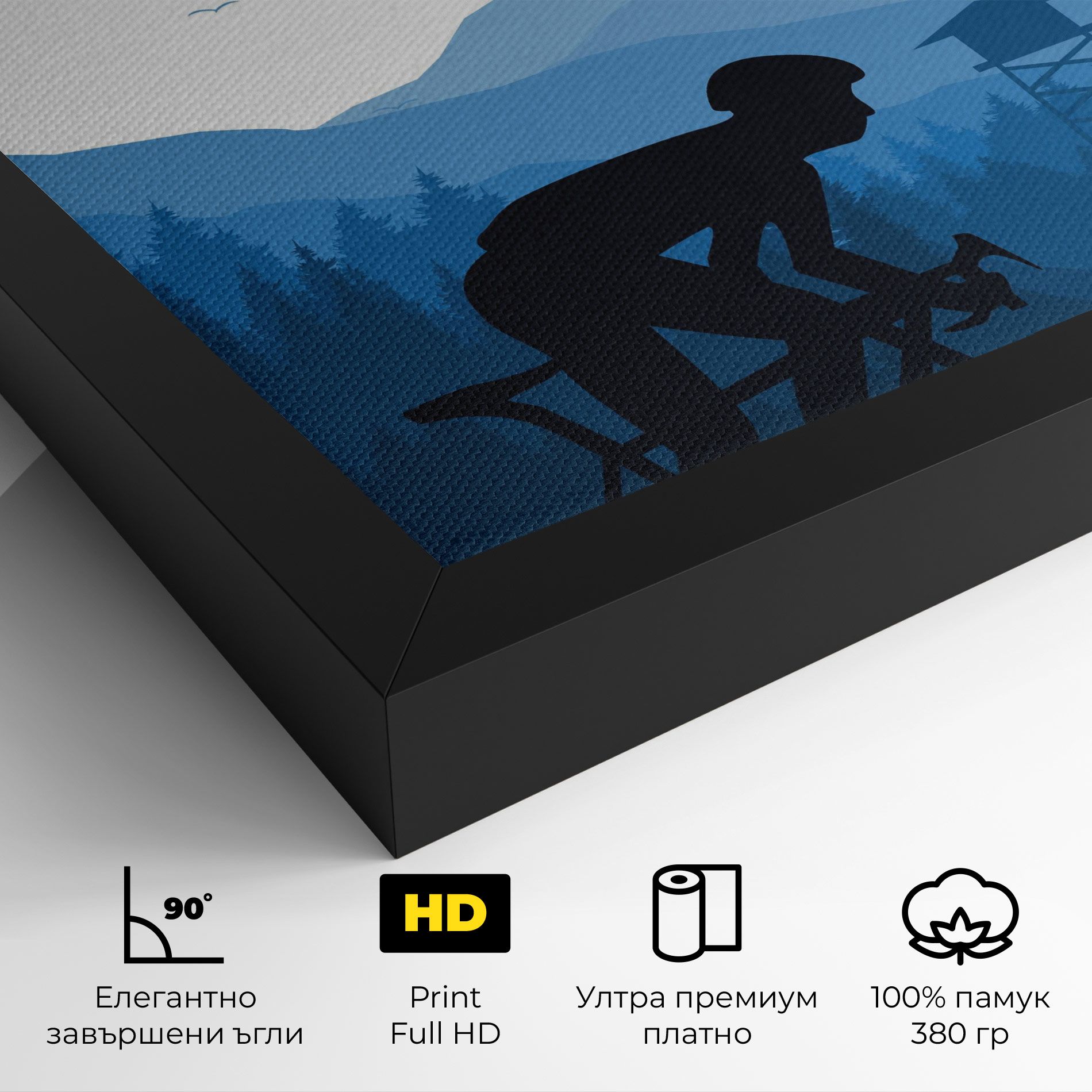 Blue Light Bike mockup 4