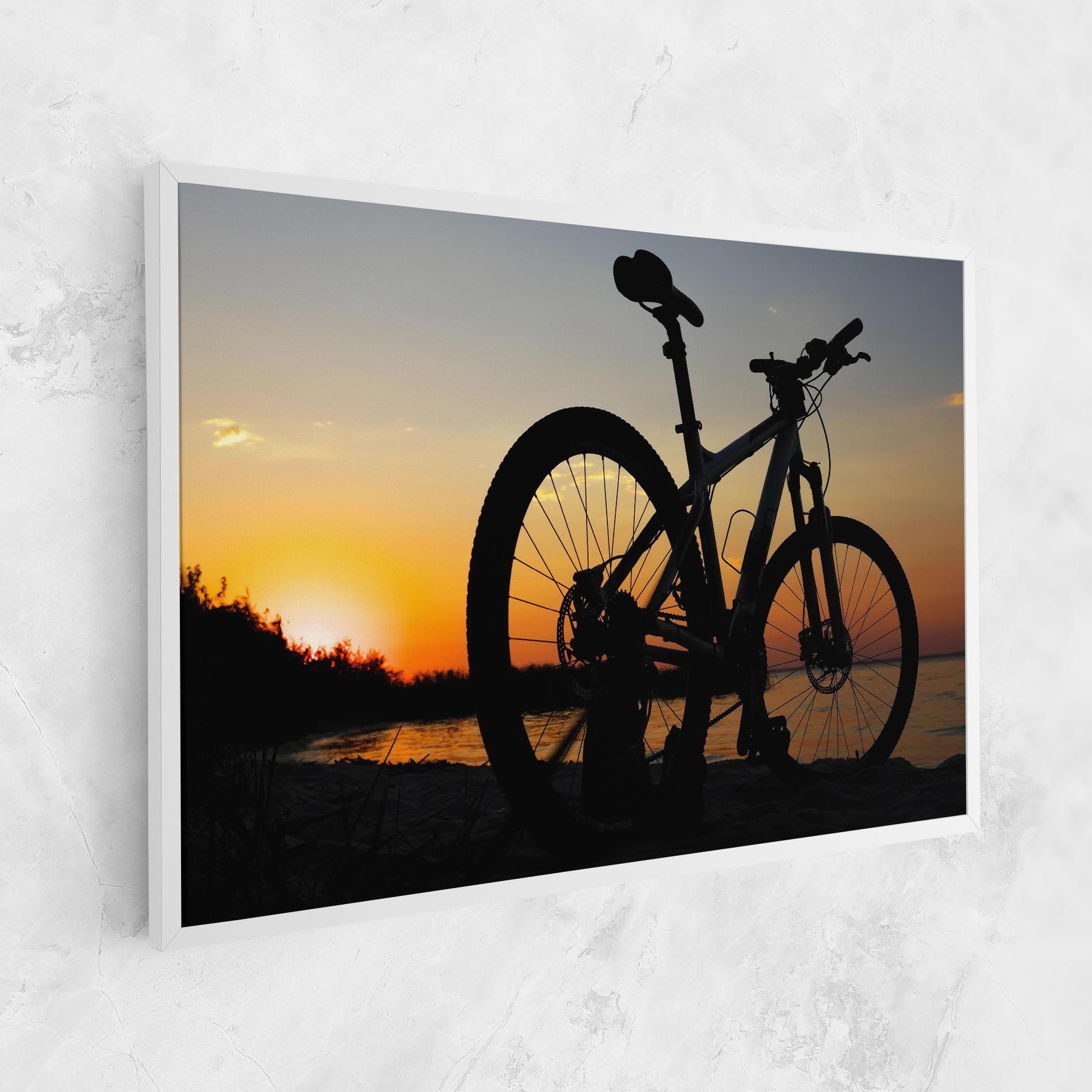 Beach Bike Silhouette mockup 1