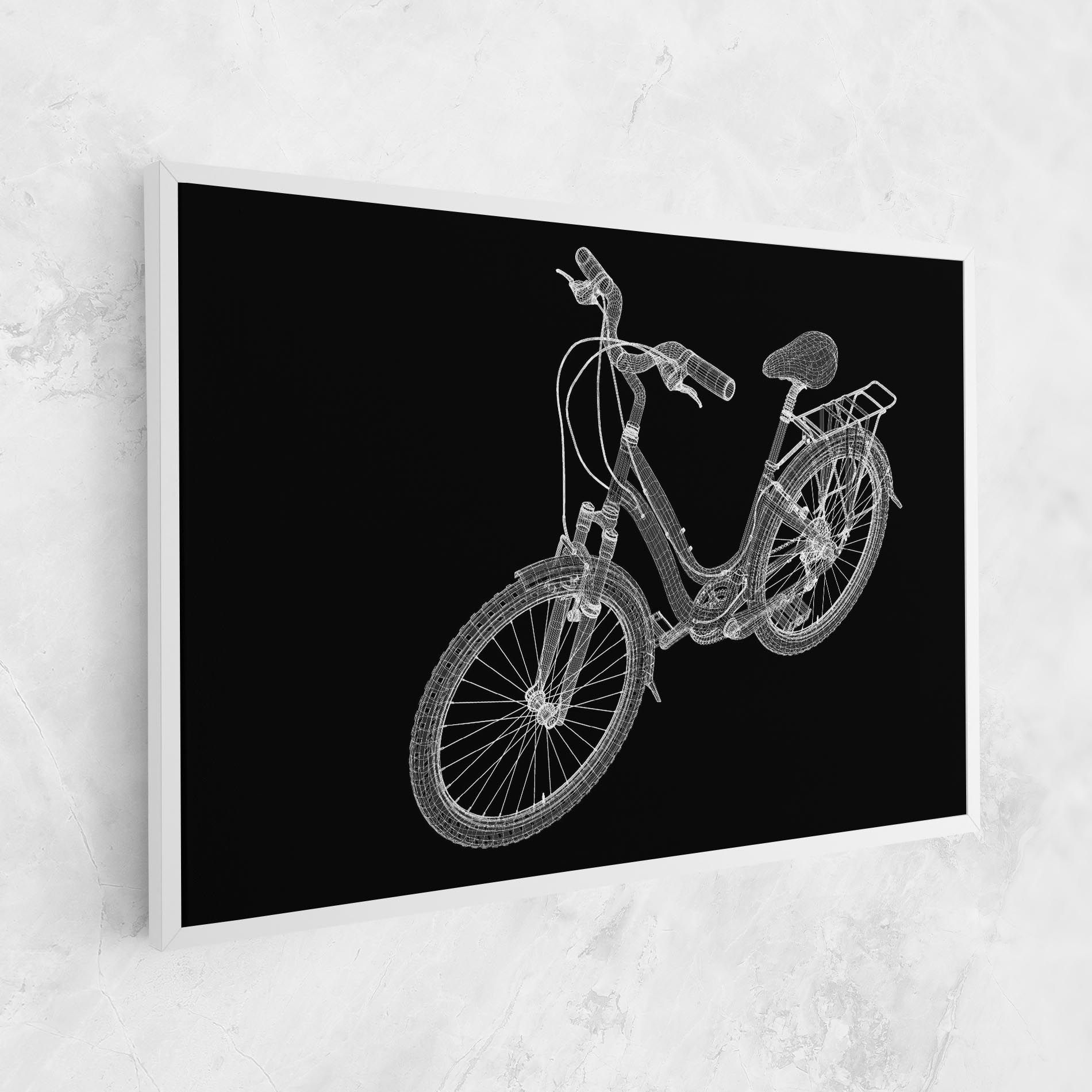 Bicycle 3d Model mockup 1