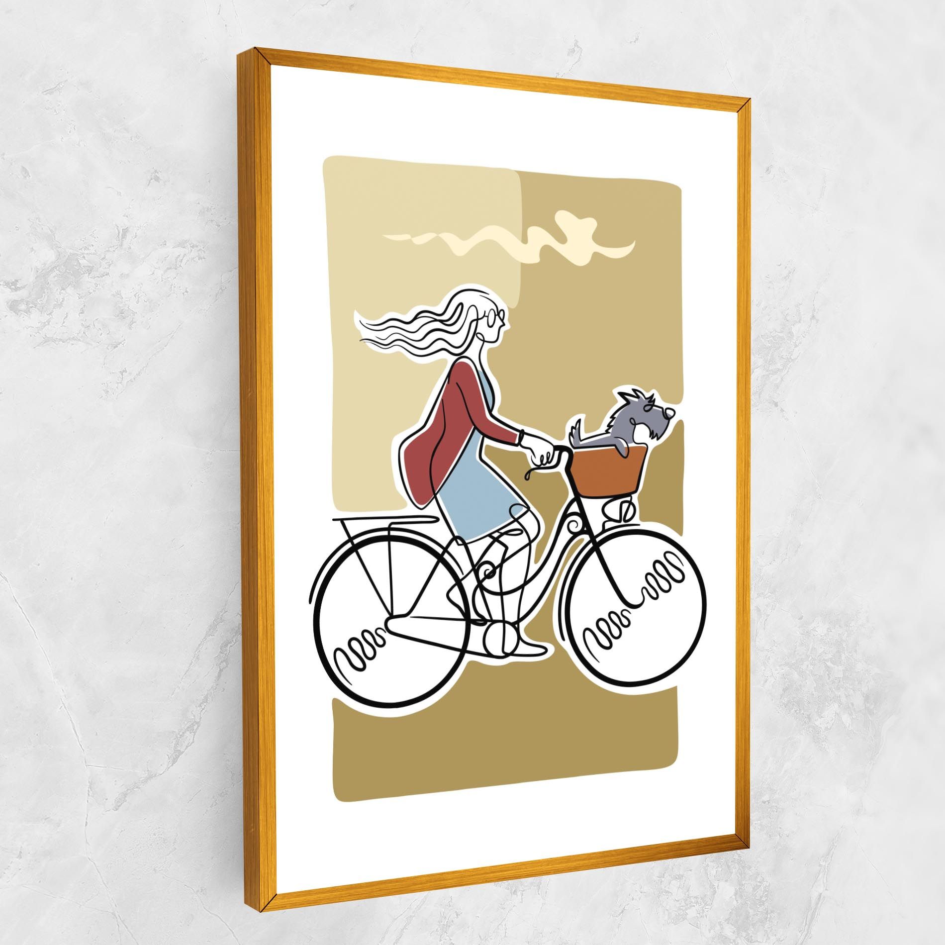 Dog On Bike mockup 1