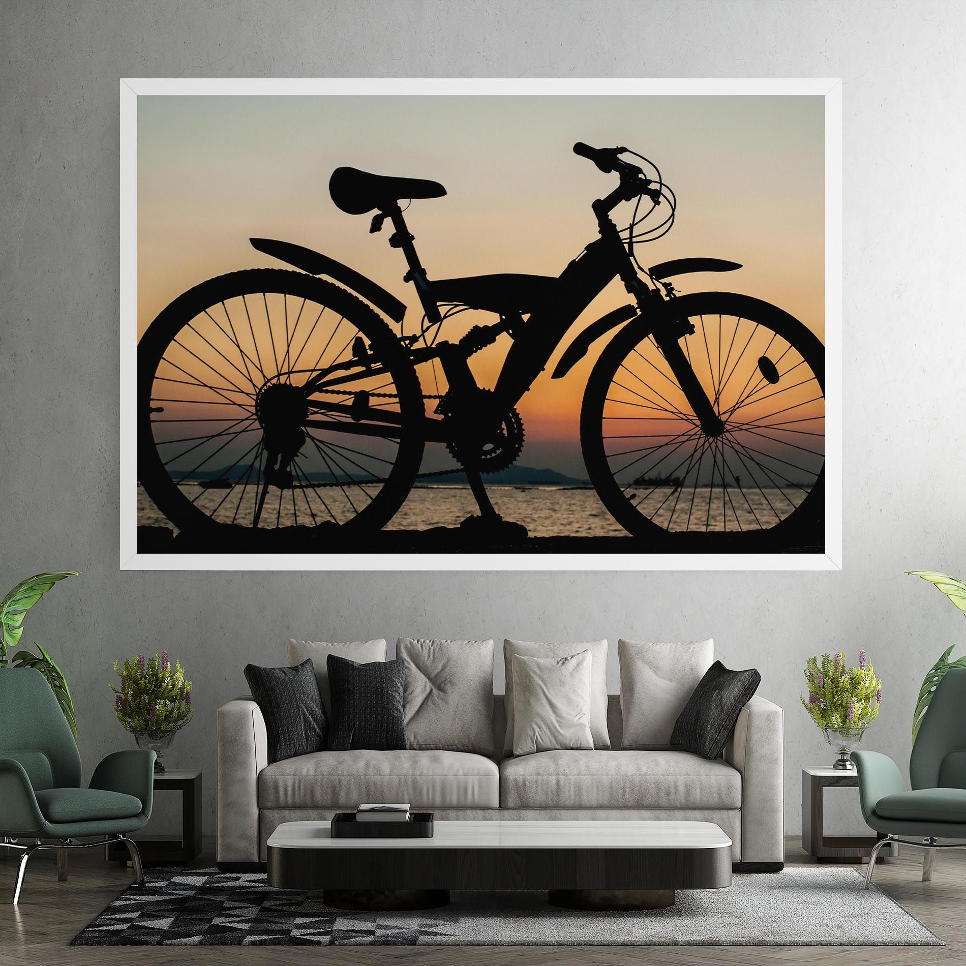 Beautiful Mtb Shilouette mockup 7