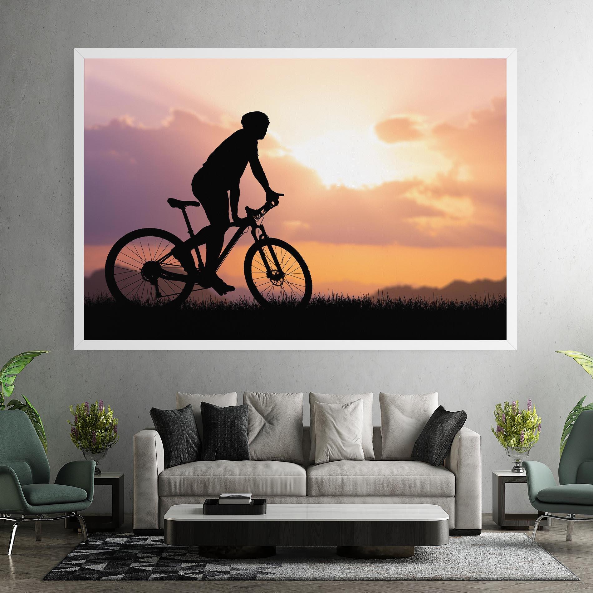 Картина на платно Bike Travel Concept mockup 7