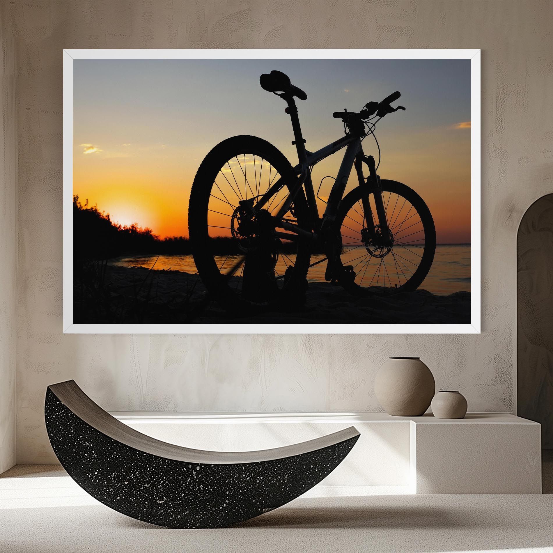 Beach Bike Silhouette mockup 8