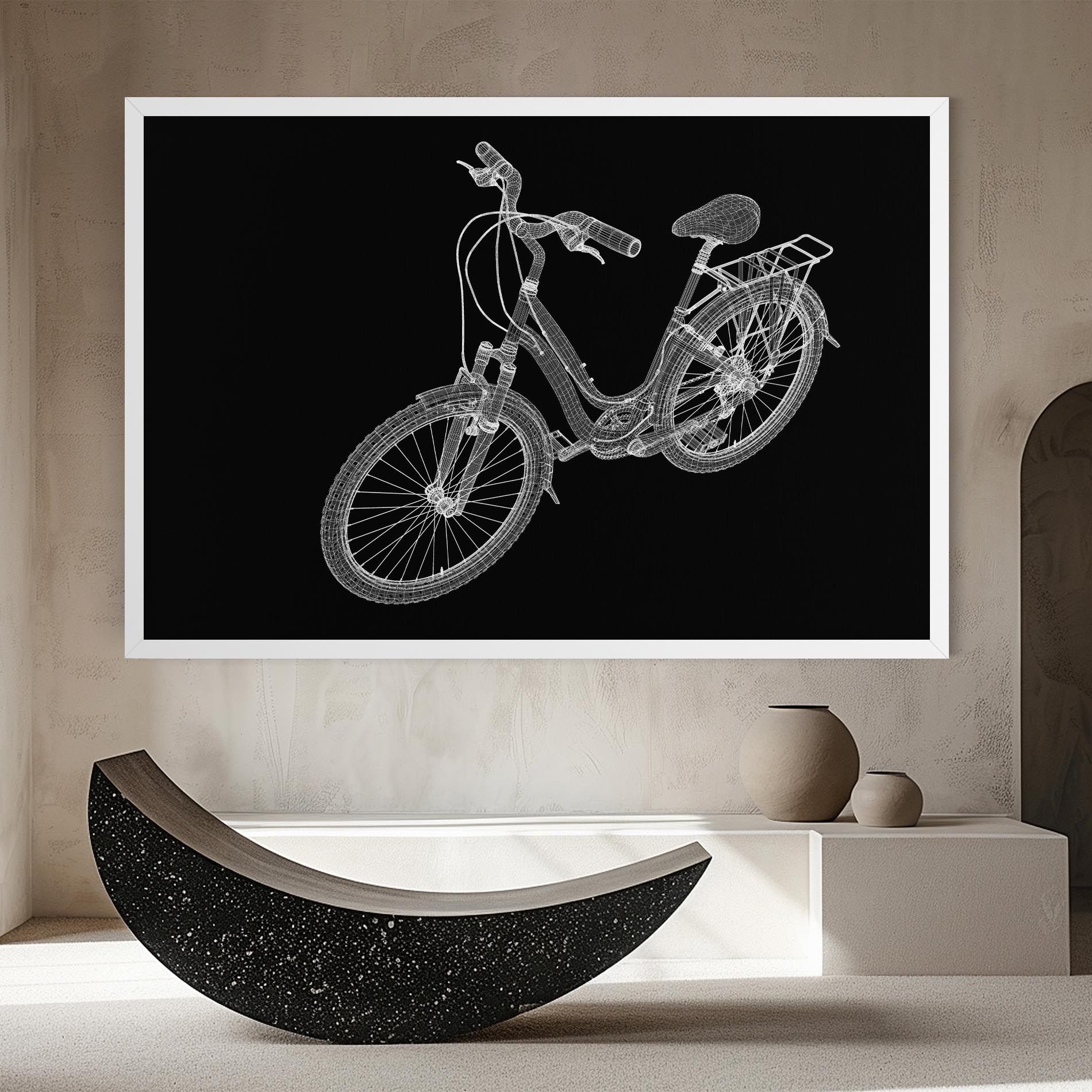 Bicycle 3d Model mockup 8