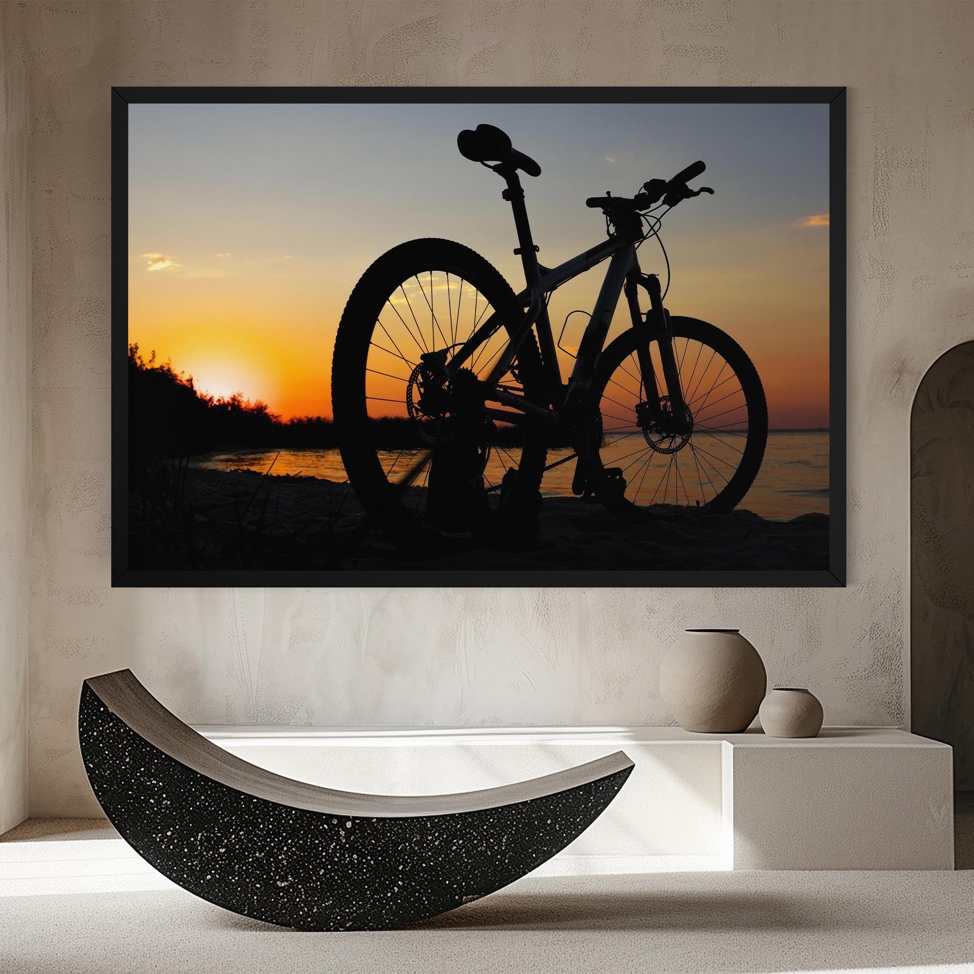 Beach Bike Silhouette mockup 8
