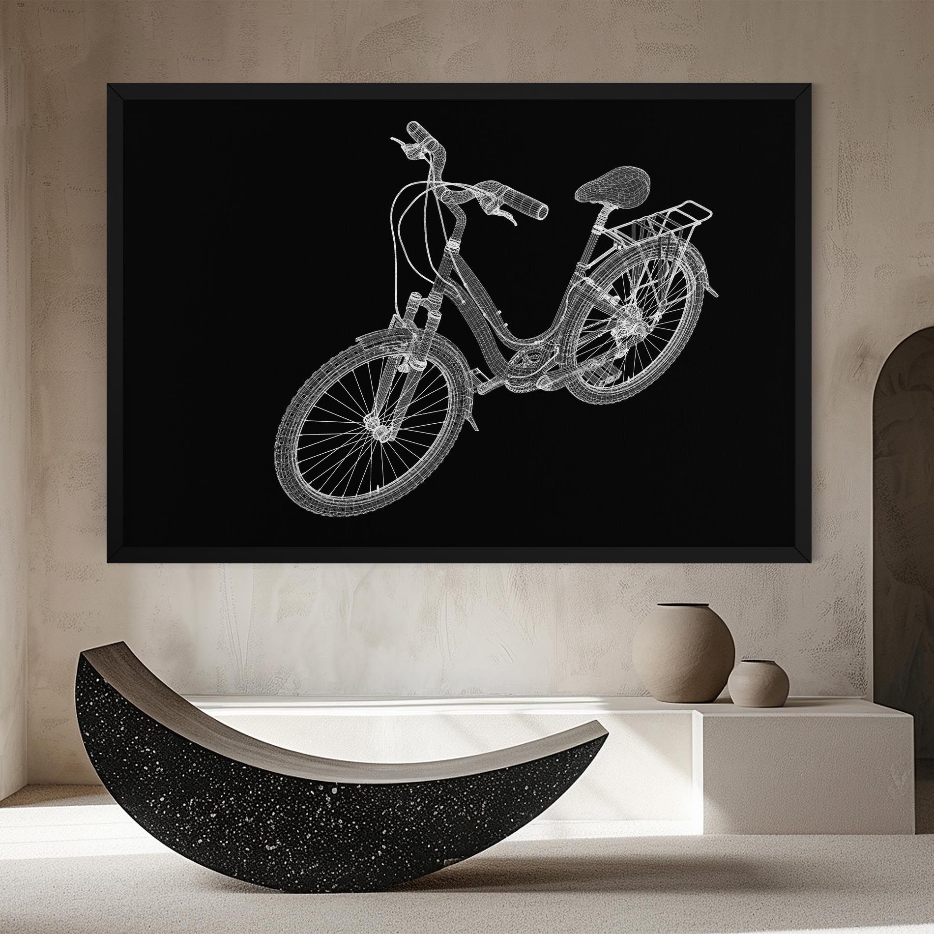 Bicycle 3d Model mockup 8