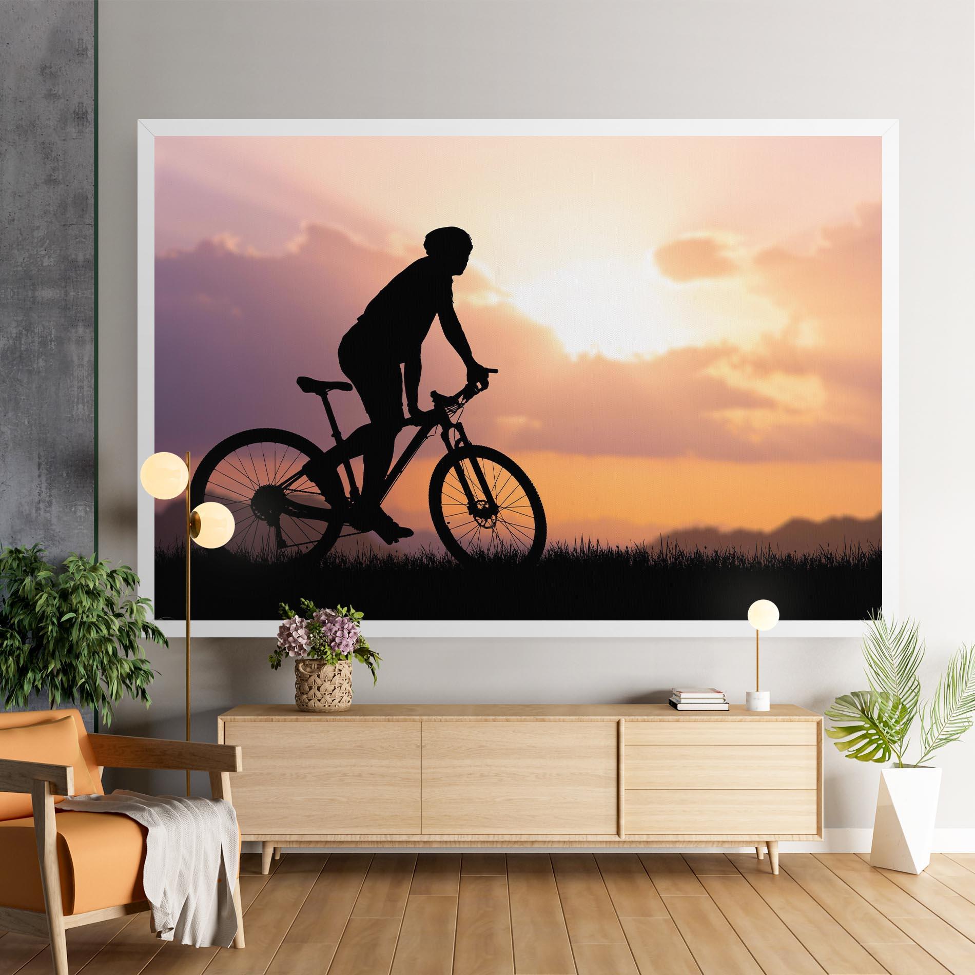 Картина на платно Bike Travel Concept mockup 9
