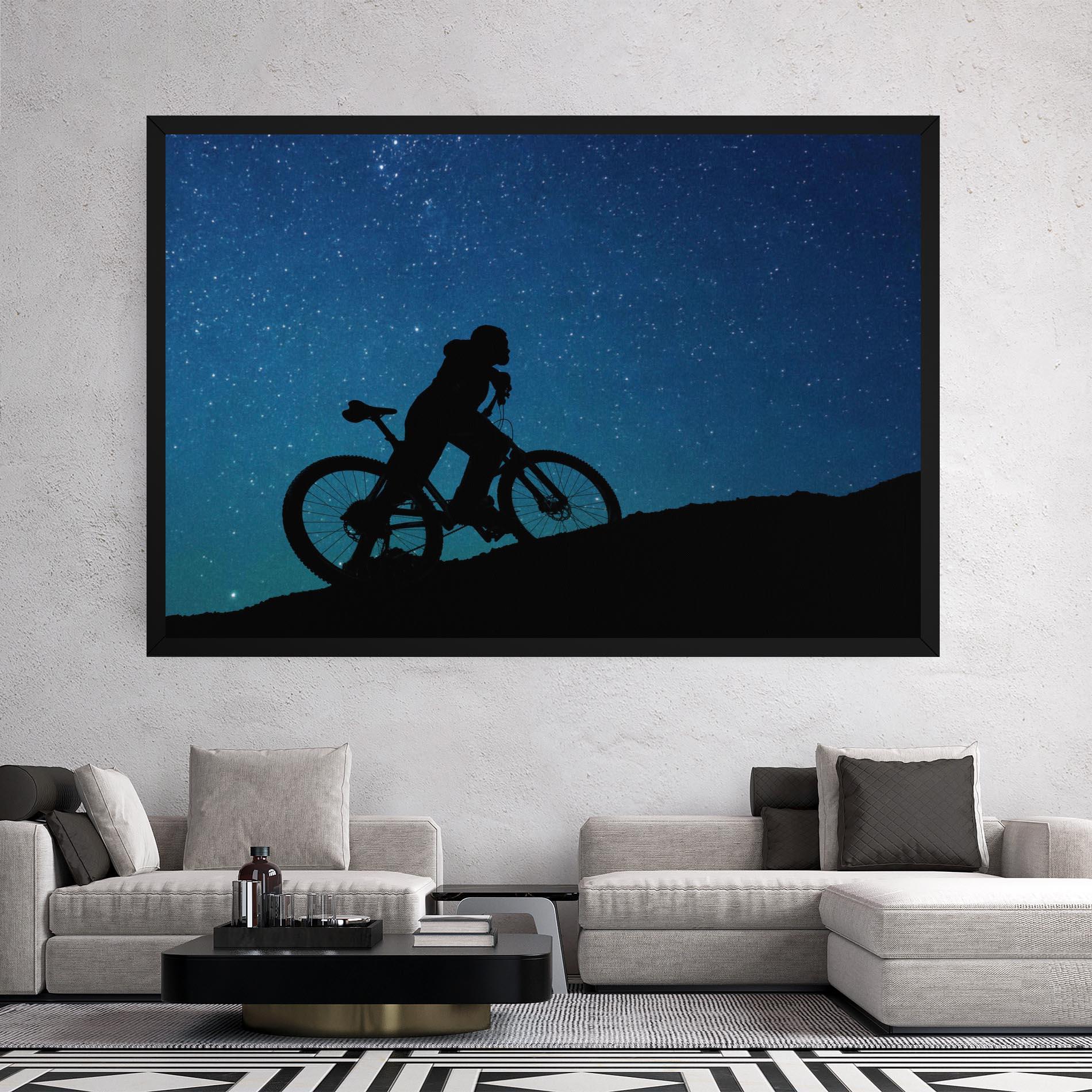 Картина на платно Bike Blast mockup 2