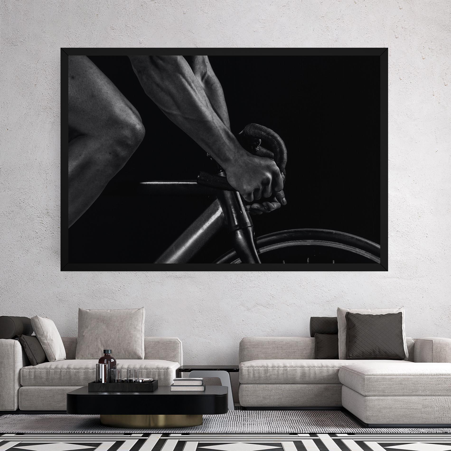 Картина на платно Bike Burst mockup 2