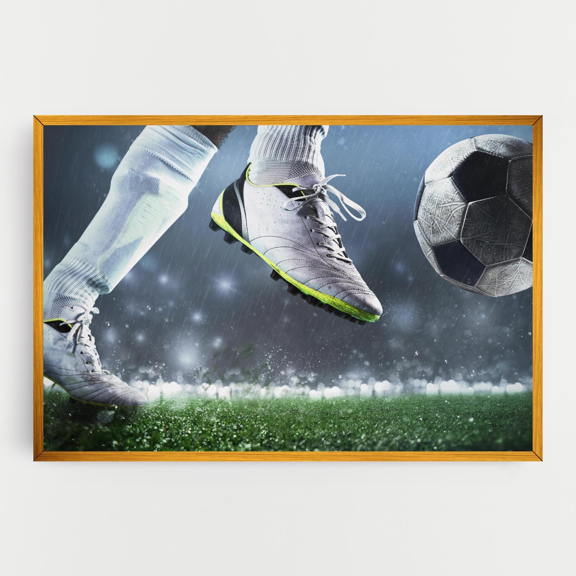 Close Up Football Scene mockup 0