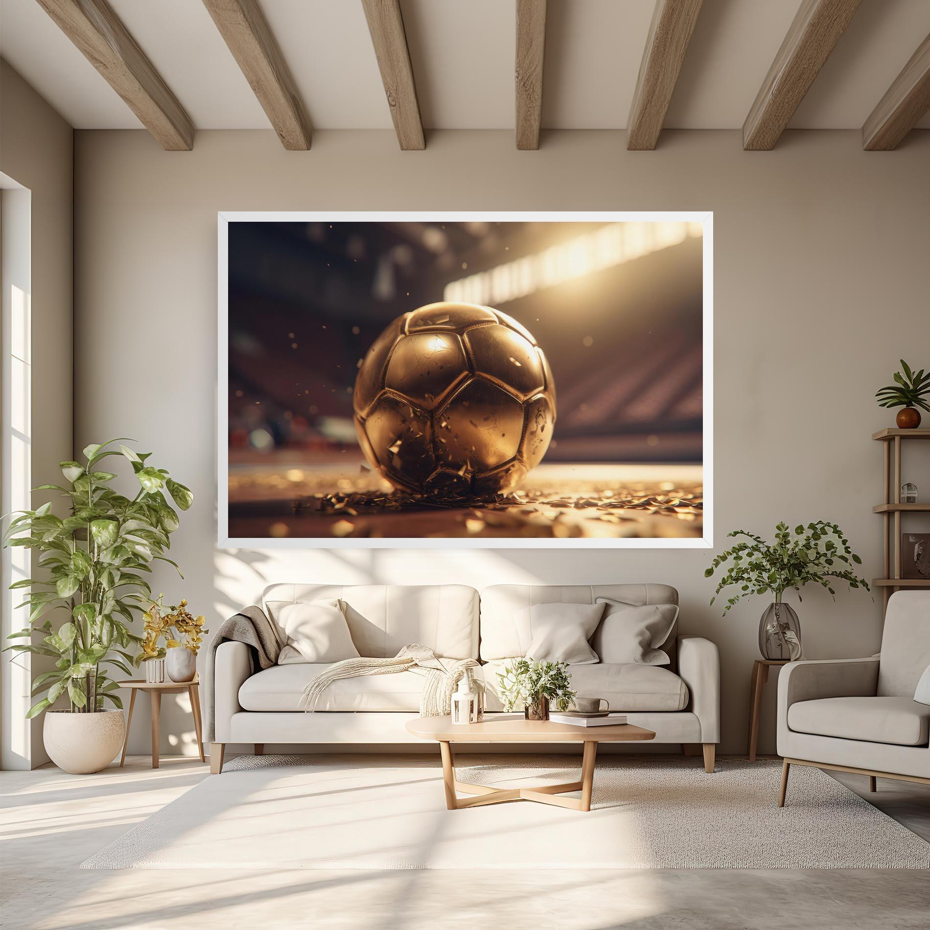 Картина на платно Award For Football mockup 6