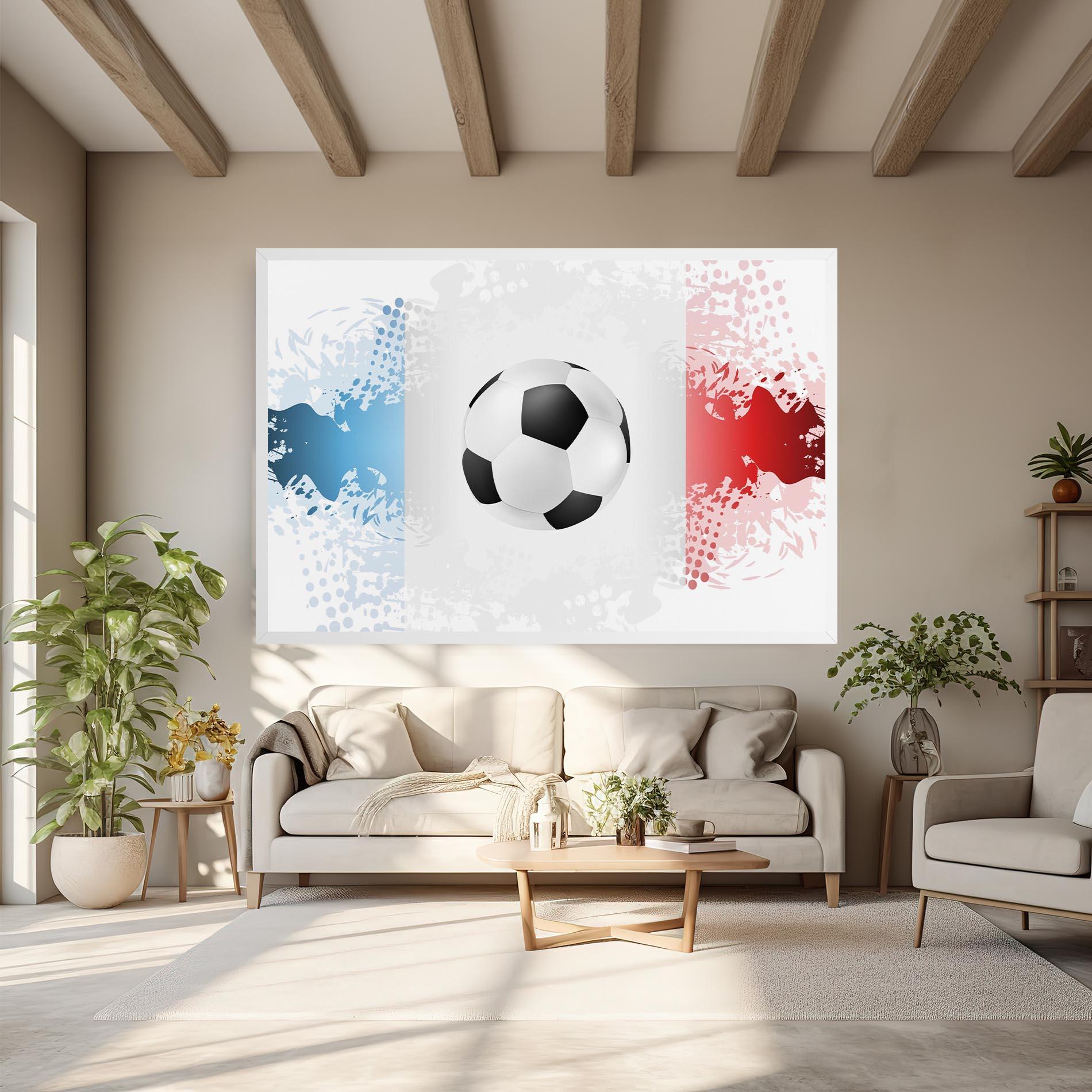 Картина на платно France Football mockup 6