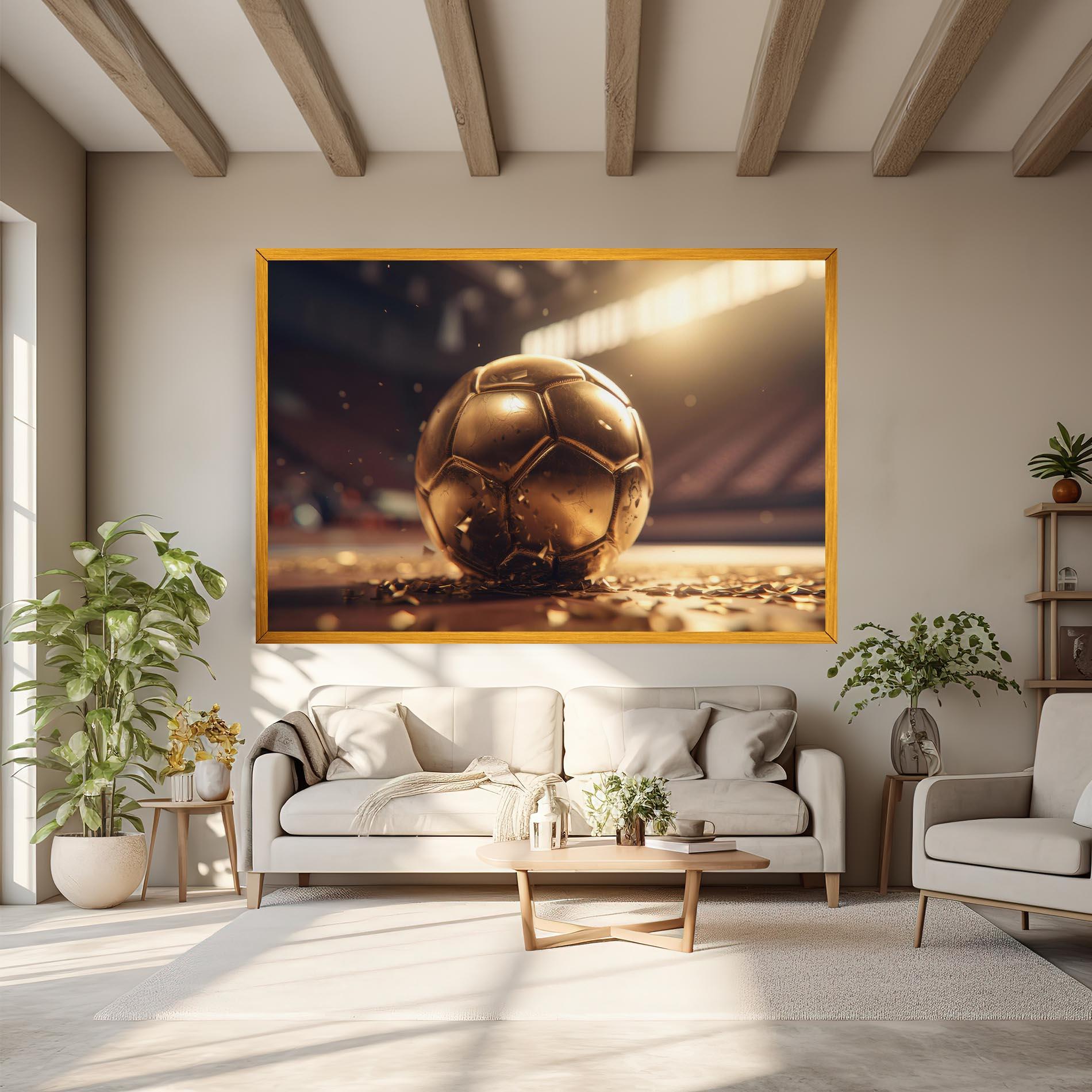 Картина на платно Award For Football mockup 6