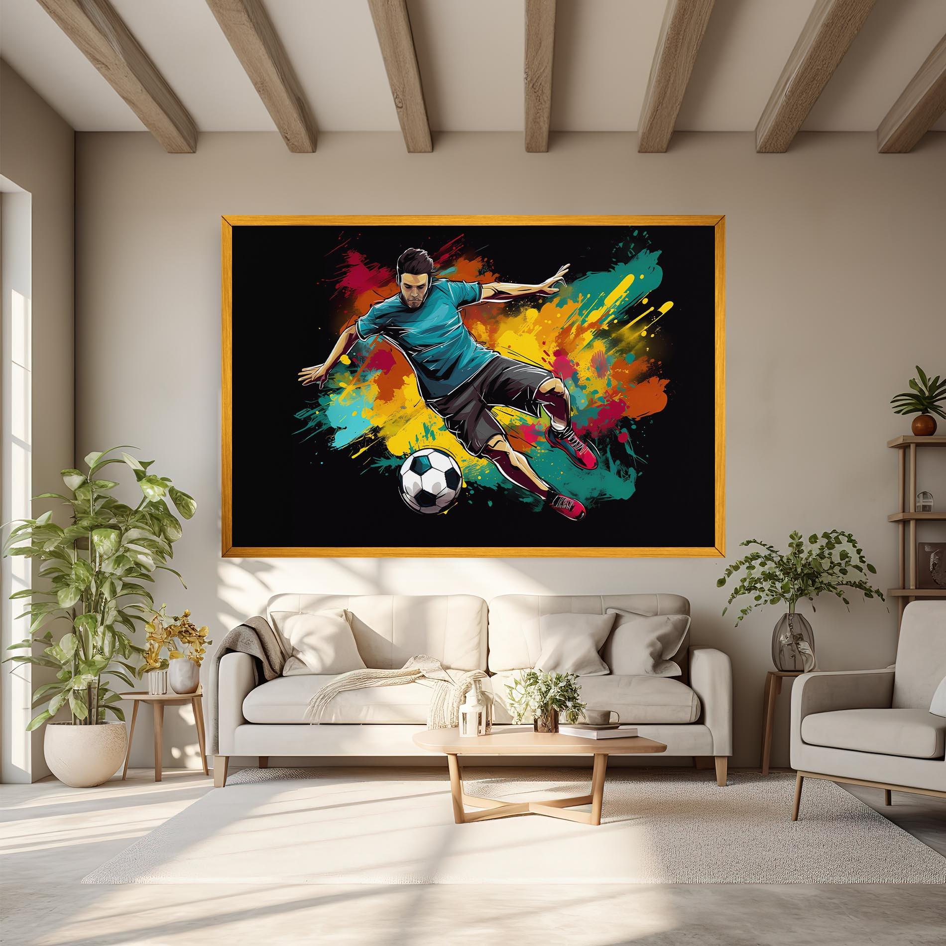 Картина на платно Foot Force mockup 6