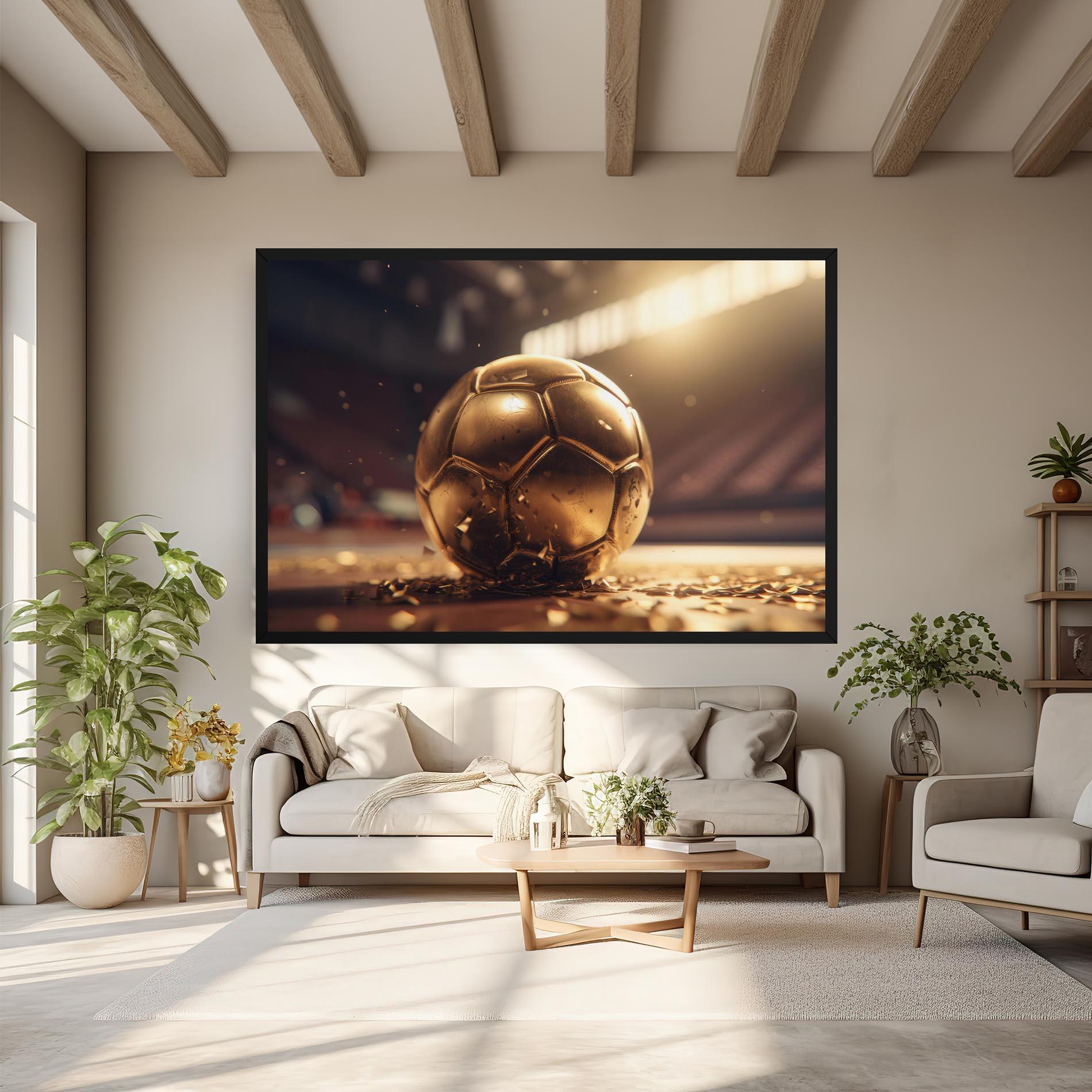 Картина на платно Award For Football mockup 6