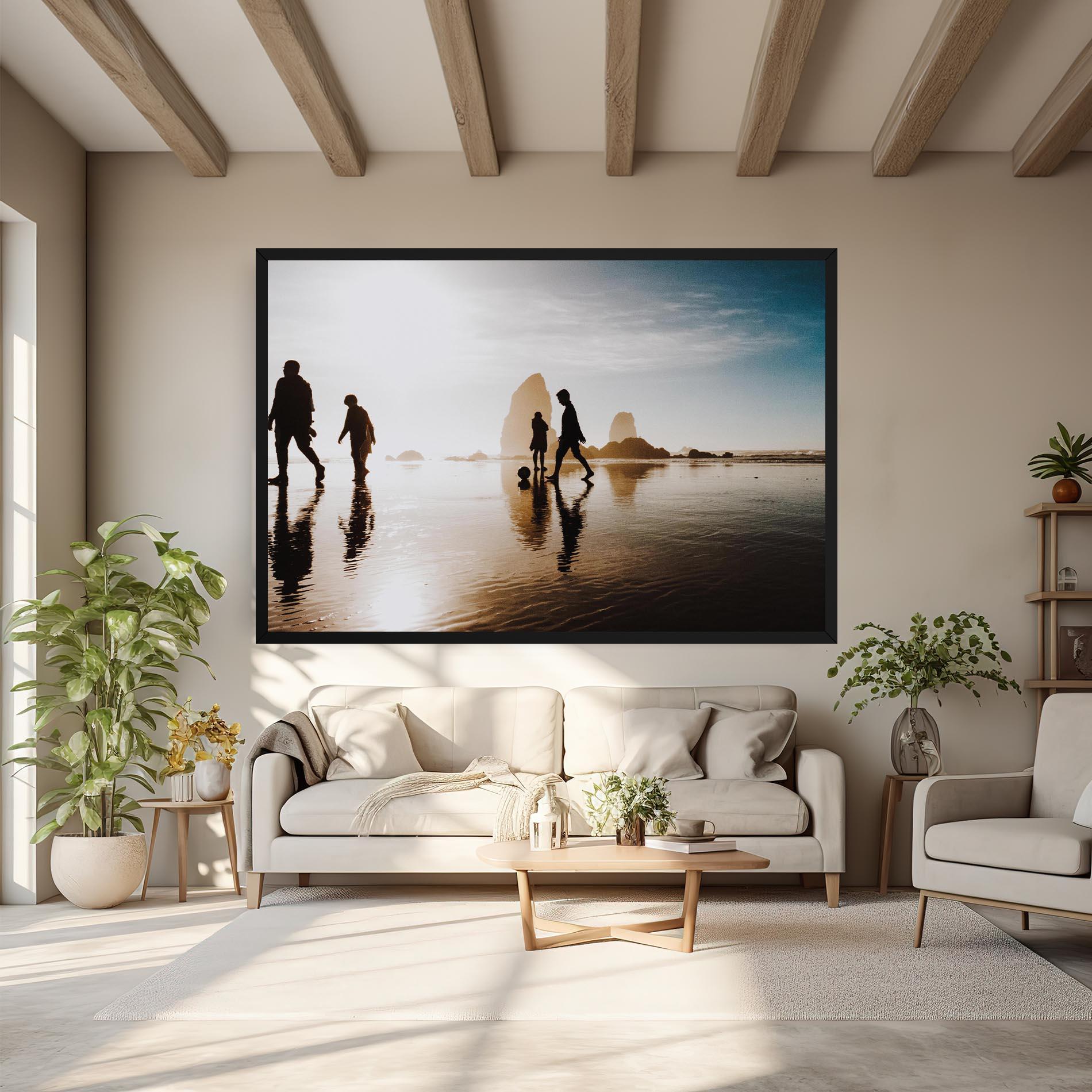 Картина на платно Football On Water mockup 6