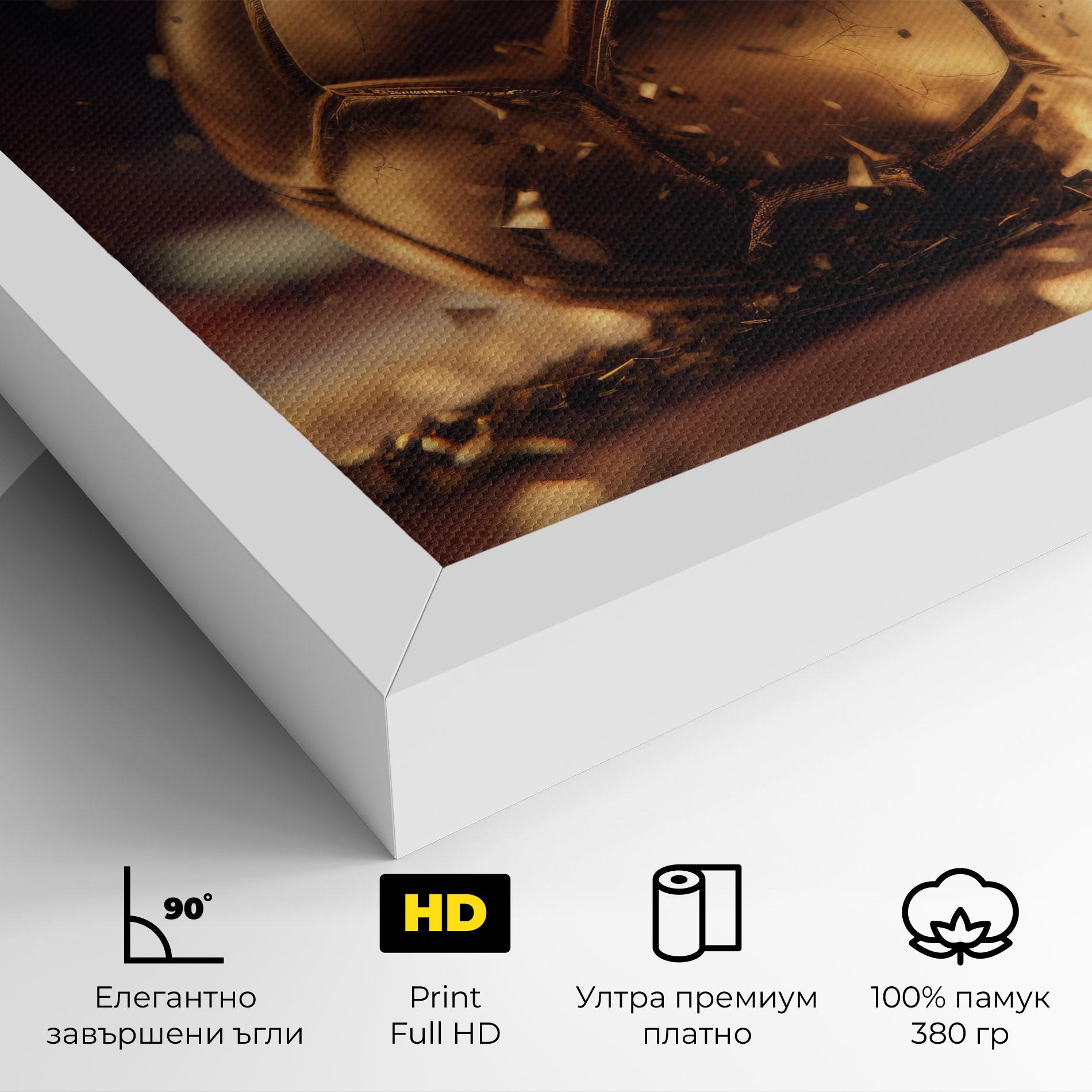 Картина на платно Award For Football mockup 4