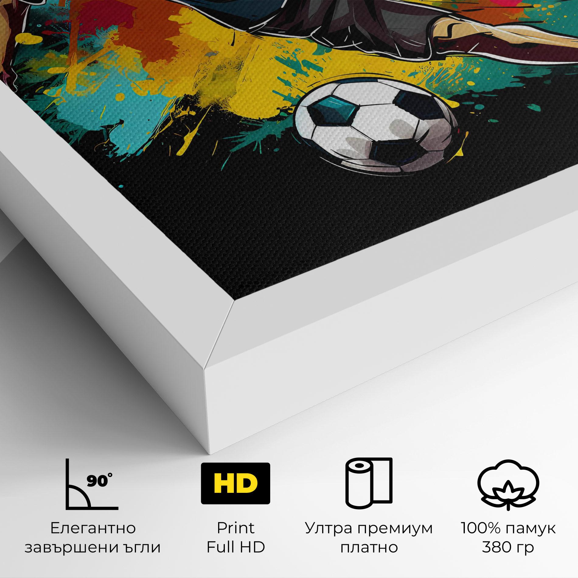 Картина на платно Foot Force mockup 4