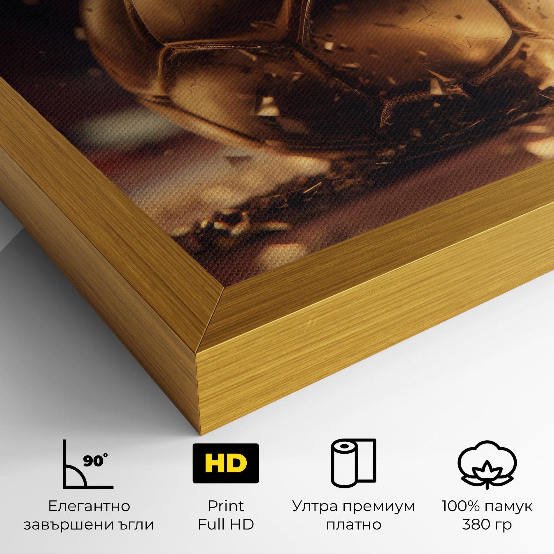 Картина на платно Award For Football mockup 4